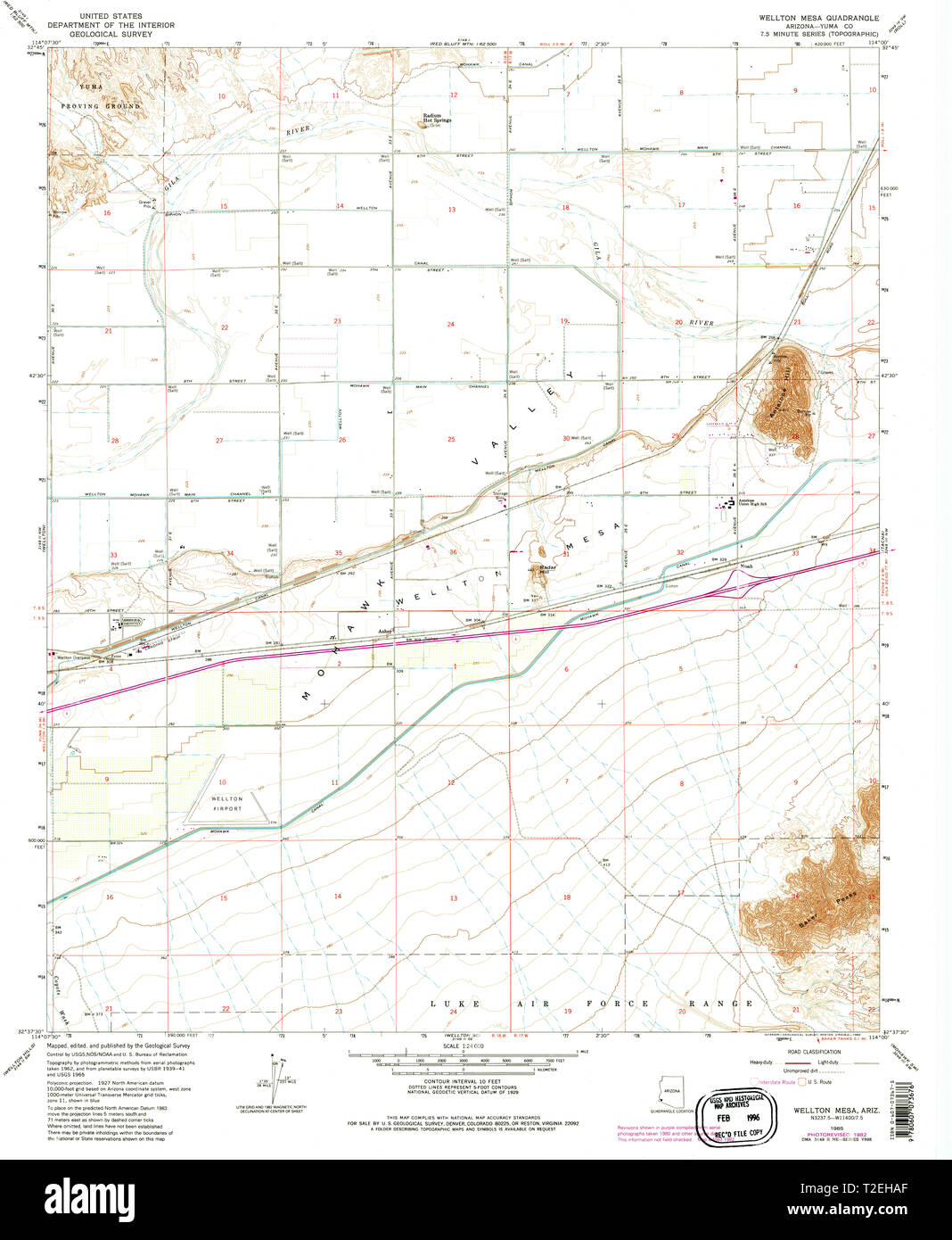 Wellton map hires stock photography and images Alamy