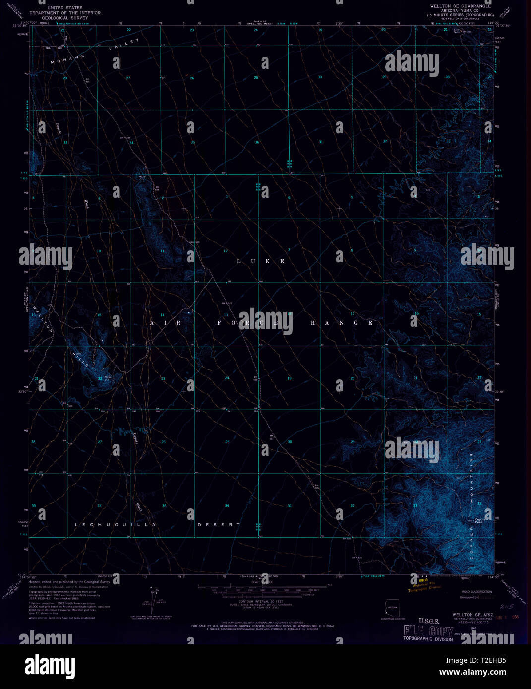 Map of wellton hires stock photography and images Alamy