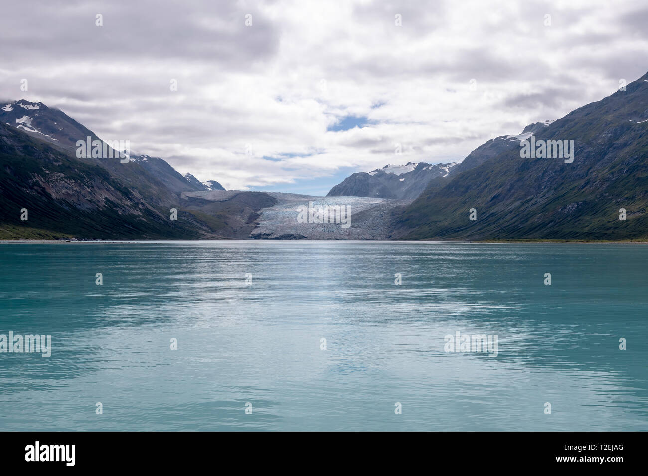 Reid Glacier in Glacier Bay, Glacier Bay National Park, Alaska Stock Photo