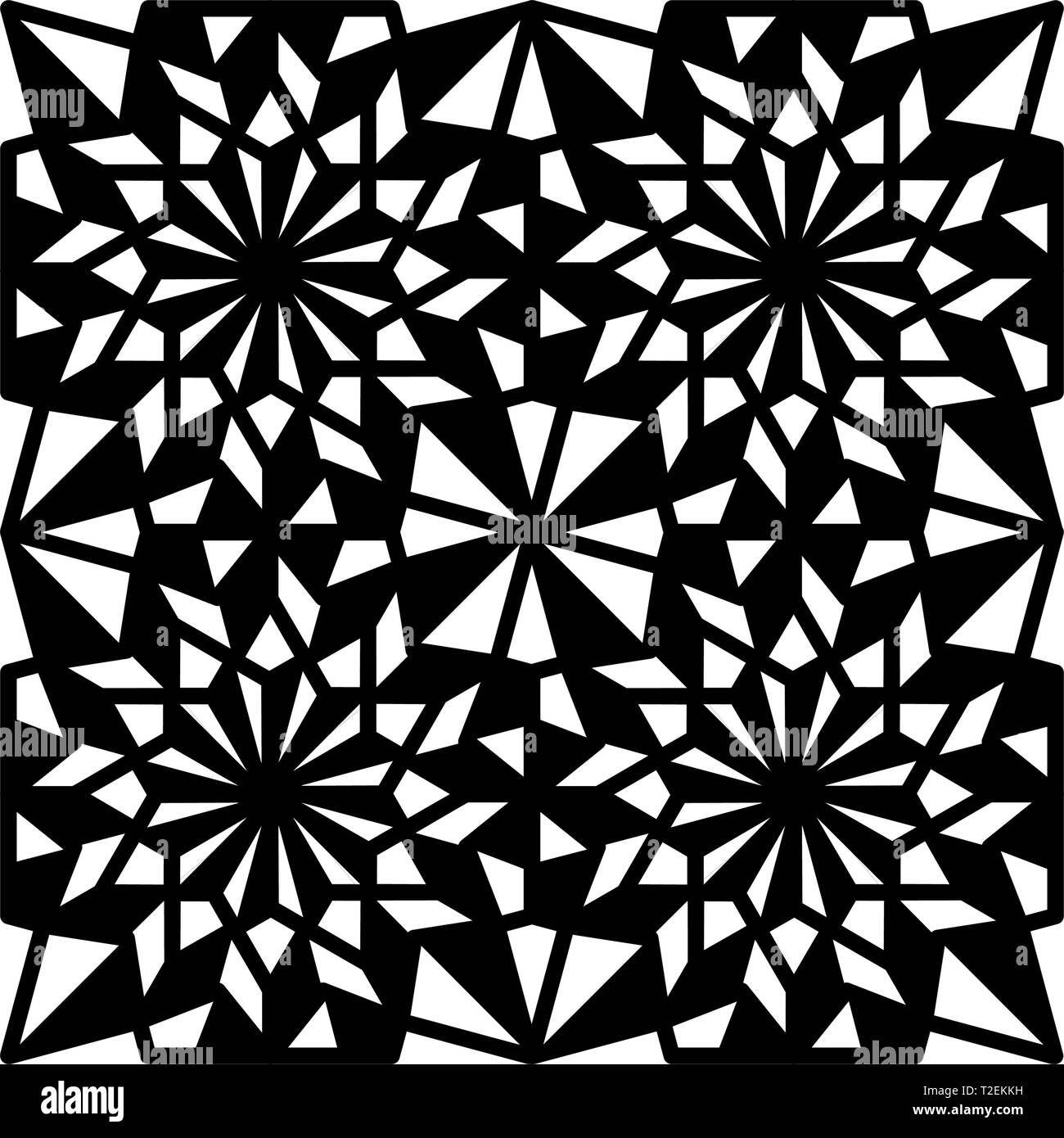 Turkish vector background tile Black and White Stock Photos & Images ...