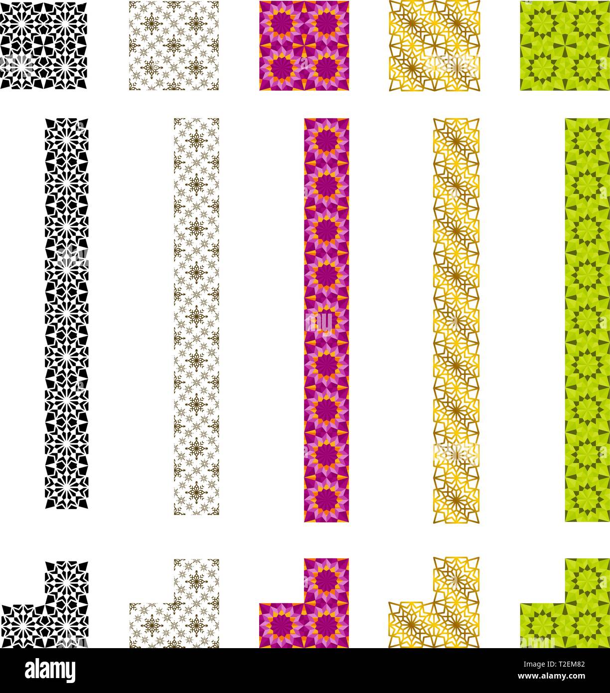 Pattern Geometric Islamic Background Template Vector Art Stock Vector
