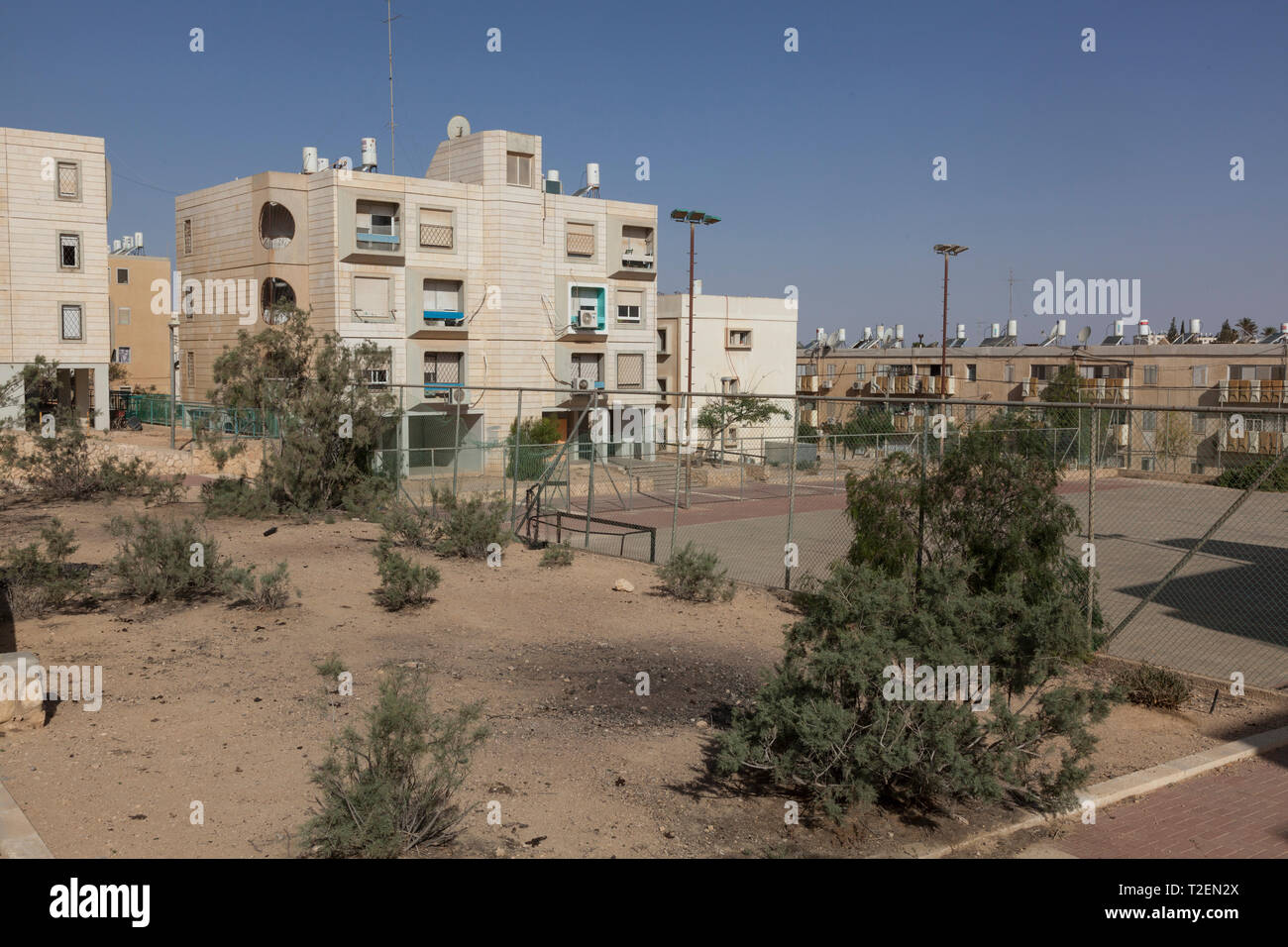apartment buildings in Mitzpe Ramon, Southern Israel Stock Photo Alamy