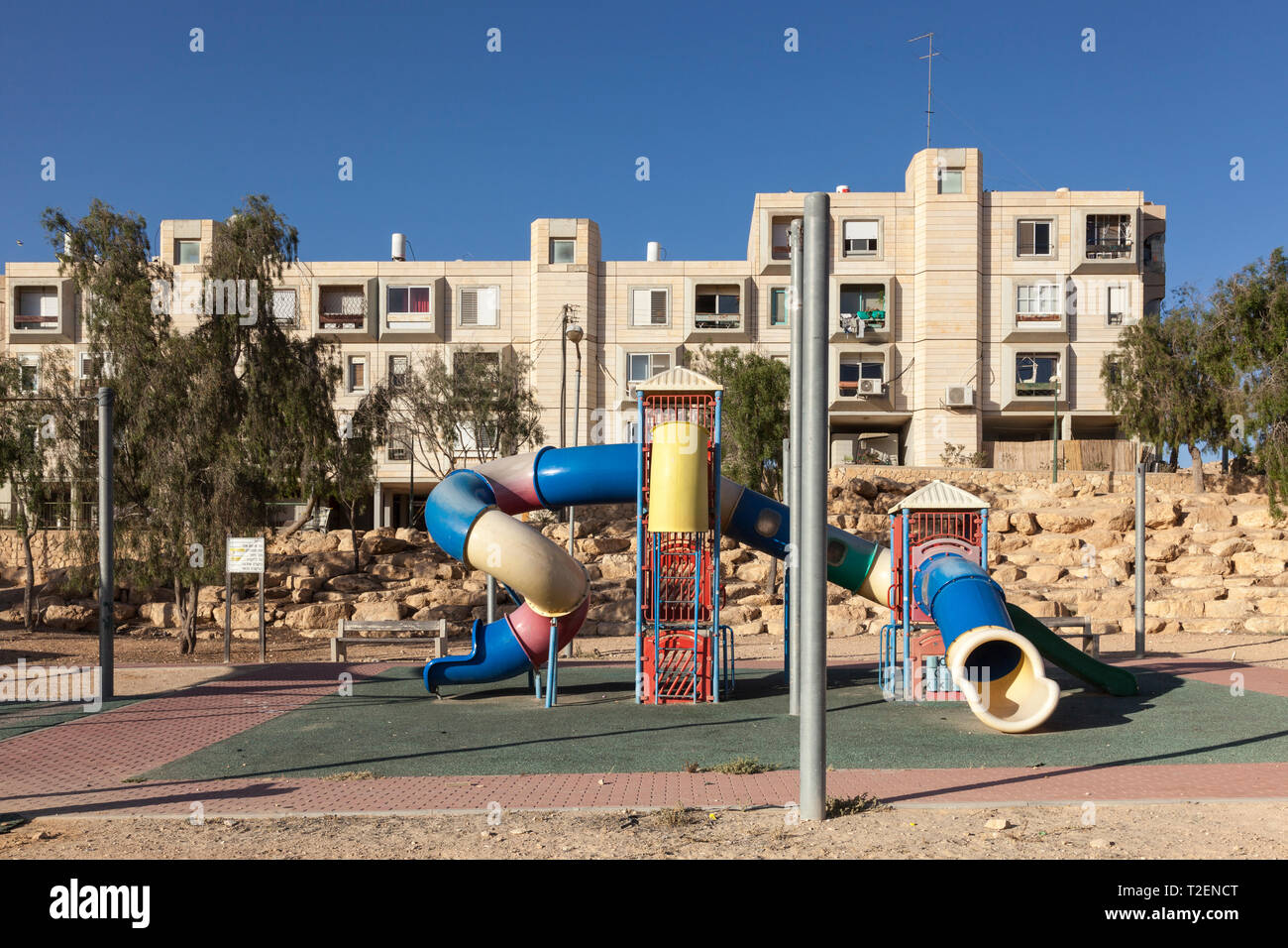 apartment buildings in Mitzpe Ramon, Southern Israel Stock Photo Alamy