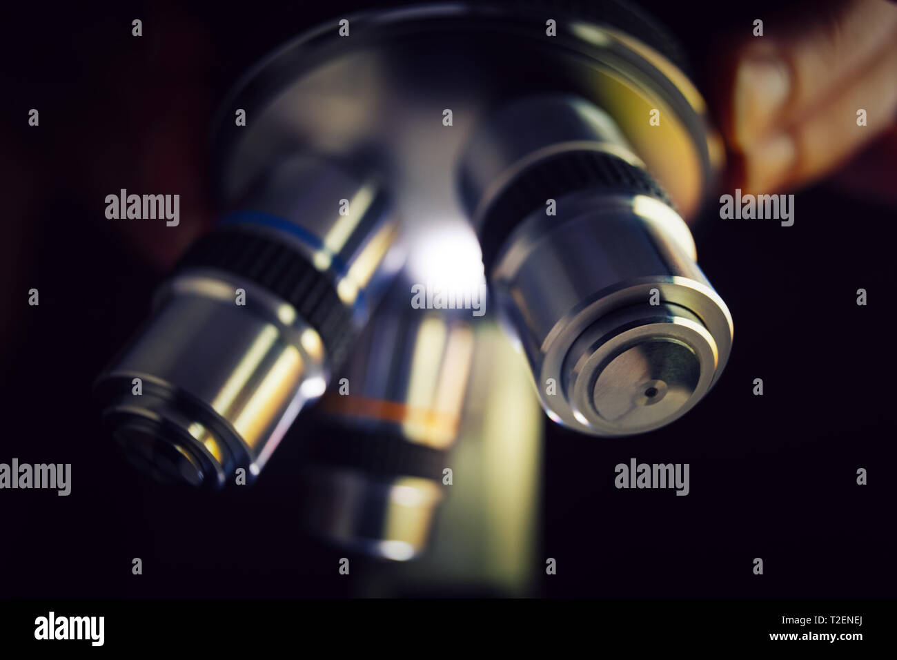 Optical Microscope. Microscope is used for conducting planned, research