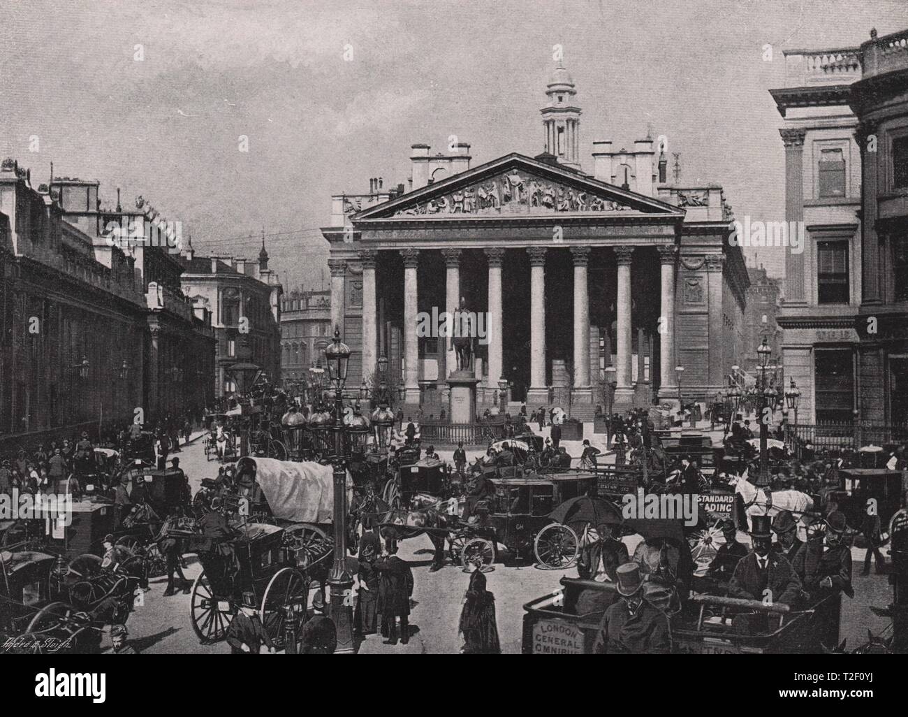 The Royal Exchange Stock Photo