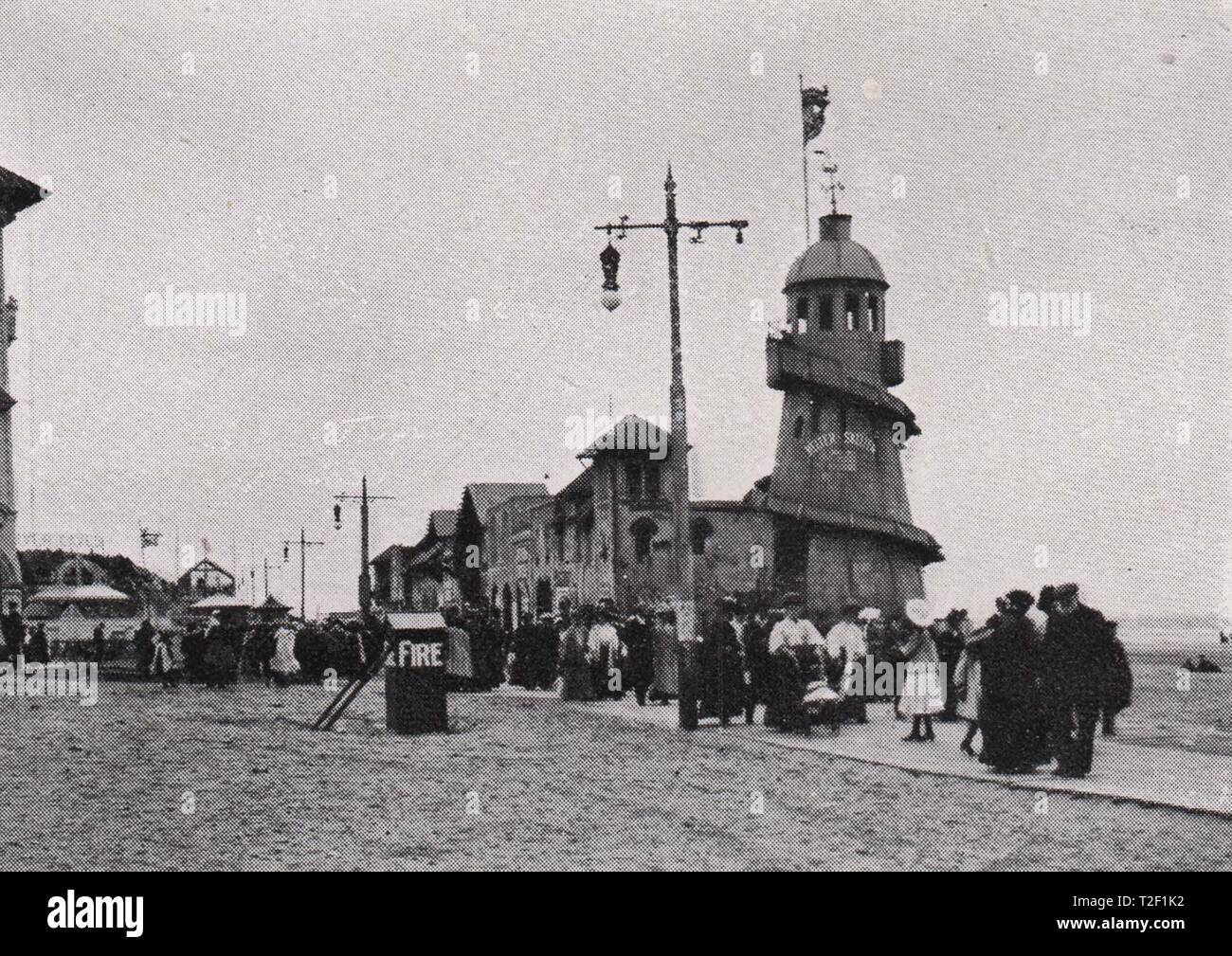 Helter-Skelter Lighthouse, Blackpool Stock Photo