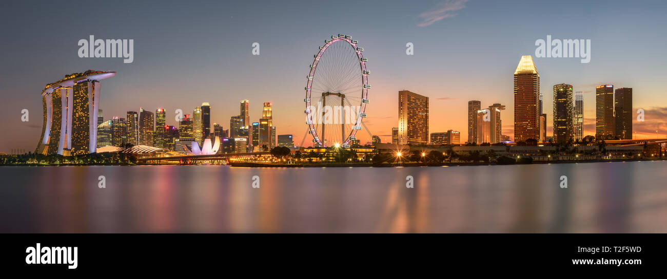 Singapore pano hi-res stock photography and images - Alamy