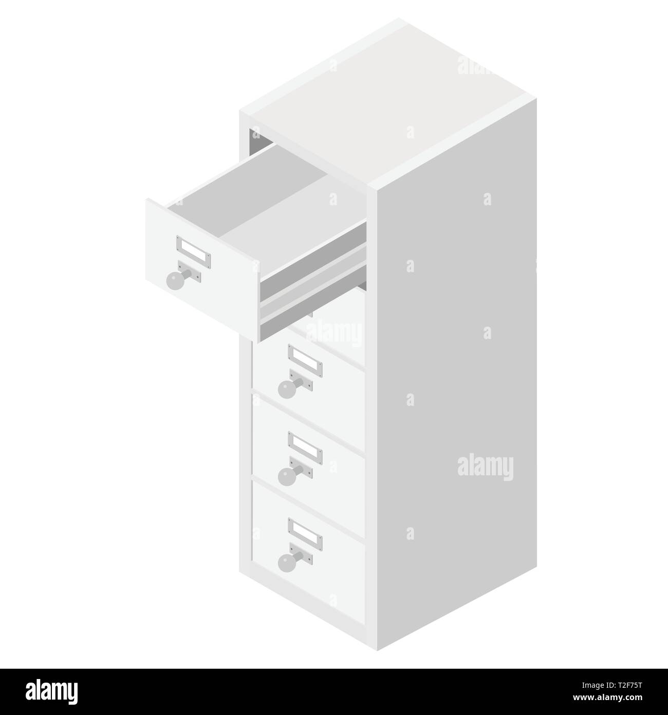 Library or archive reference card catalog. Database, knowledge base concept Stock Vector