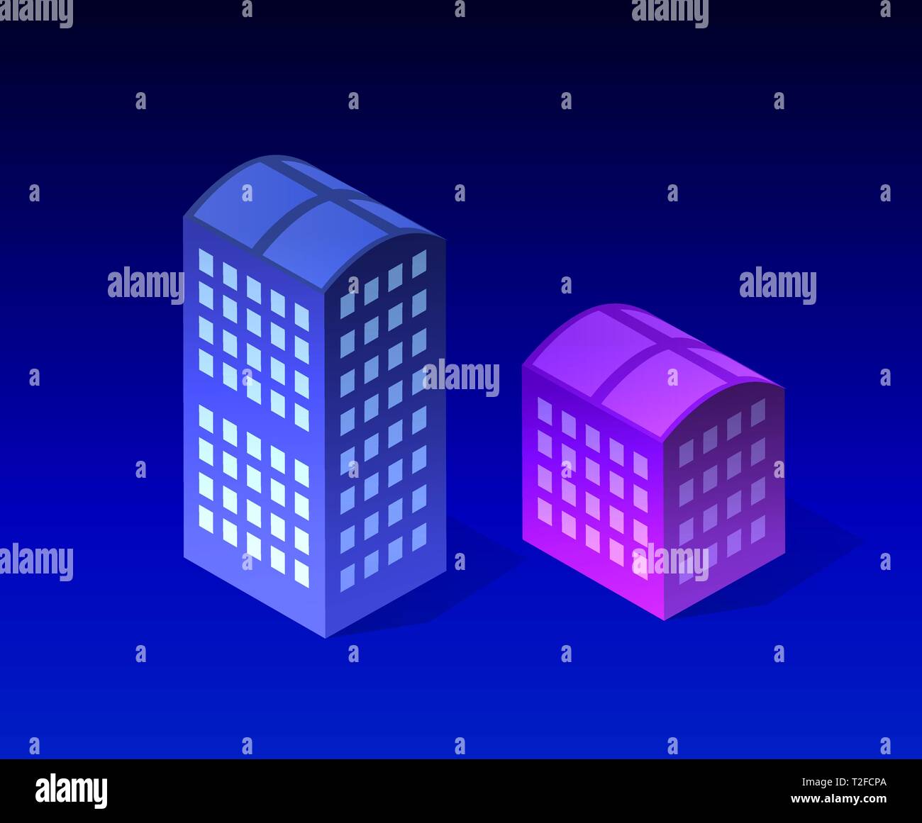 Smart city building app icon hi-res stock photography and images - Alamy