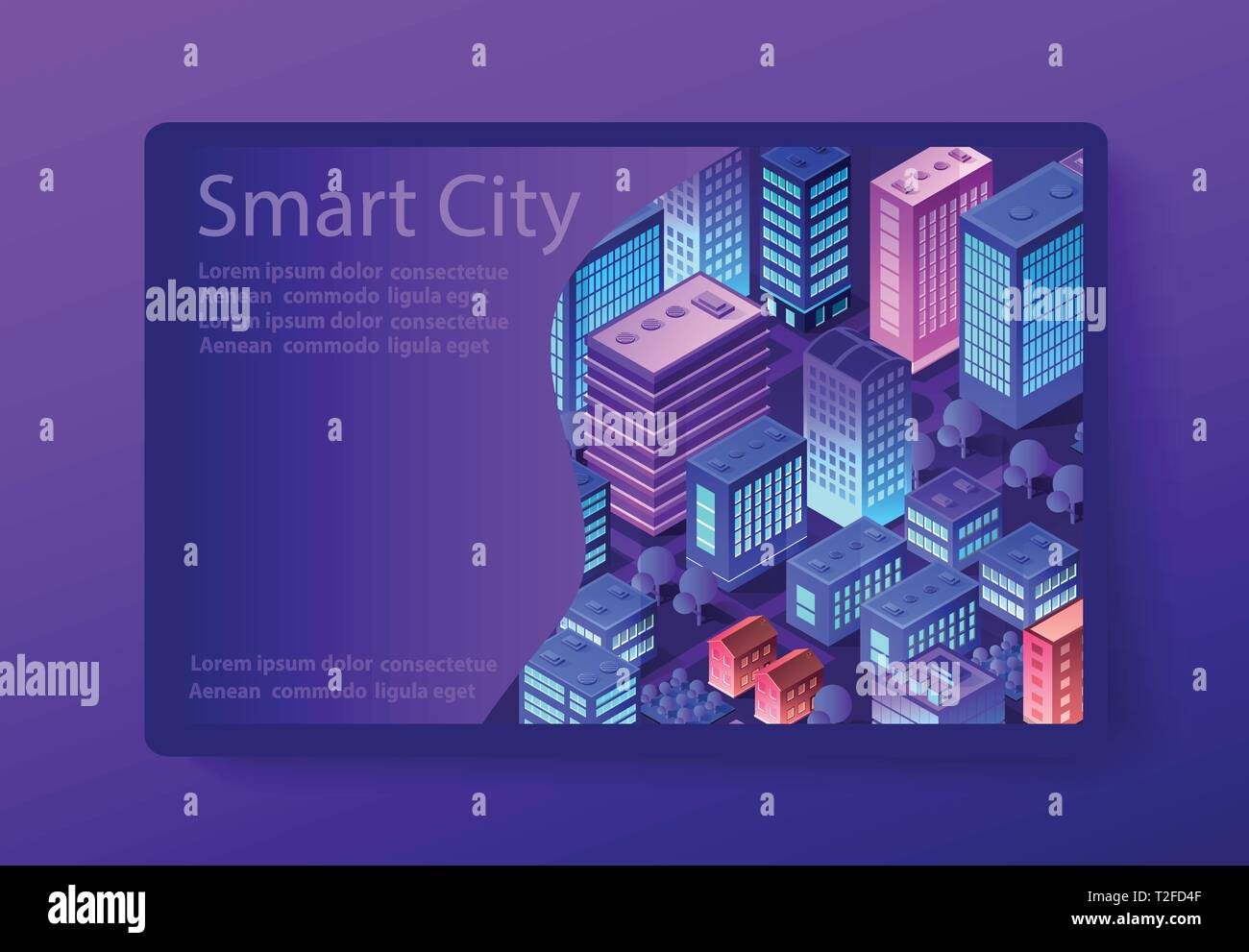 Vector isometric urban architecture - Vector Isometric Urban Architecture Building Of Modern City With Street Skyscraper And Town House For Business Illustration And Construction Map S T2FD4F 