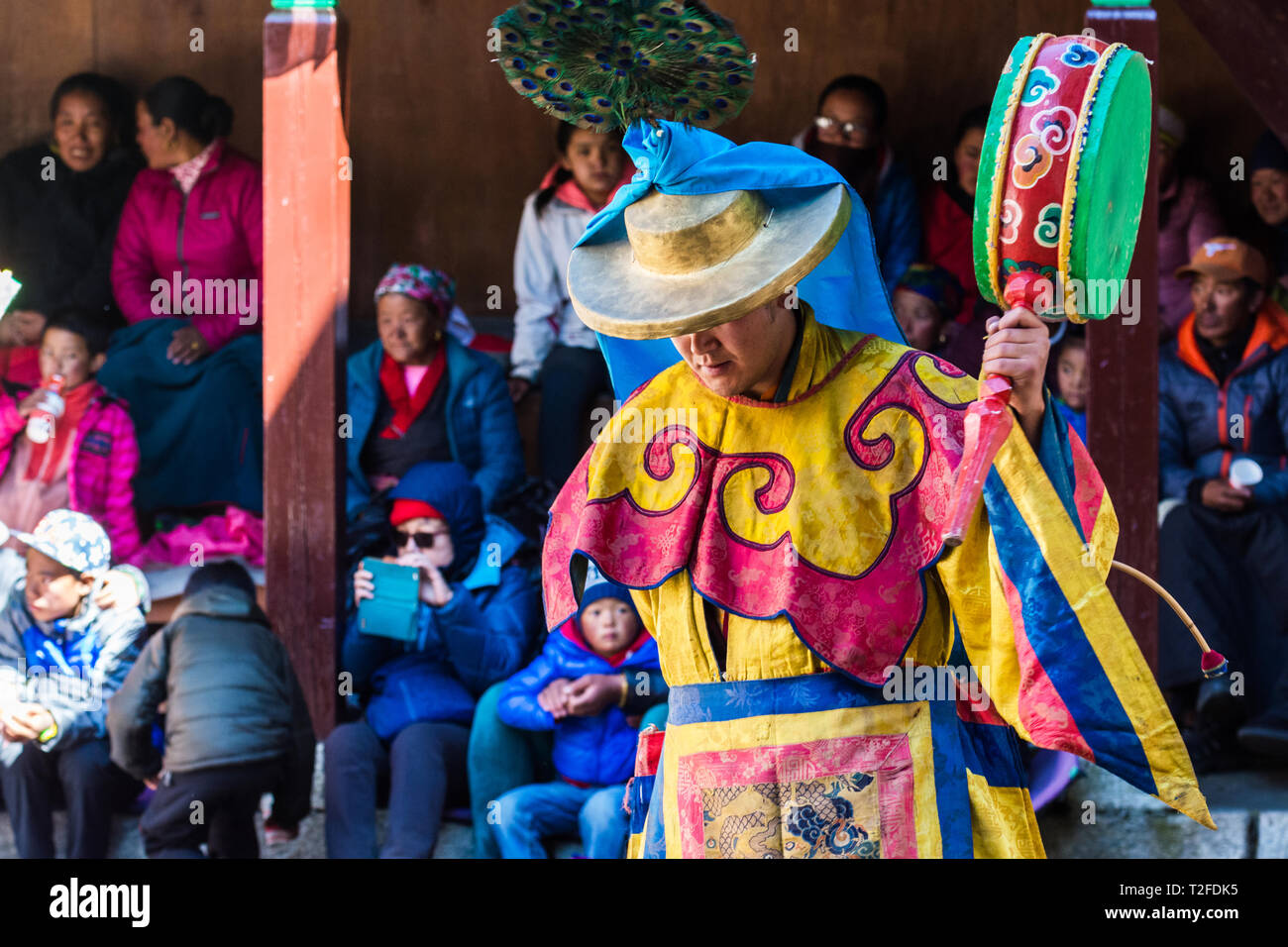 Tibetan drum hi-res stock photography and images - Alamy