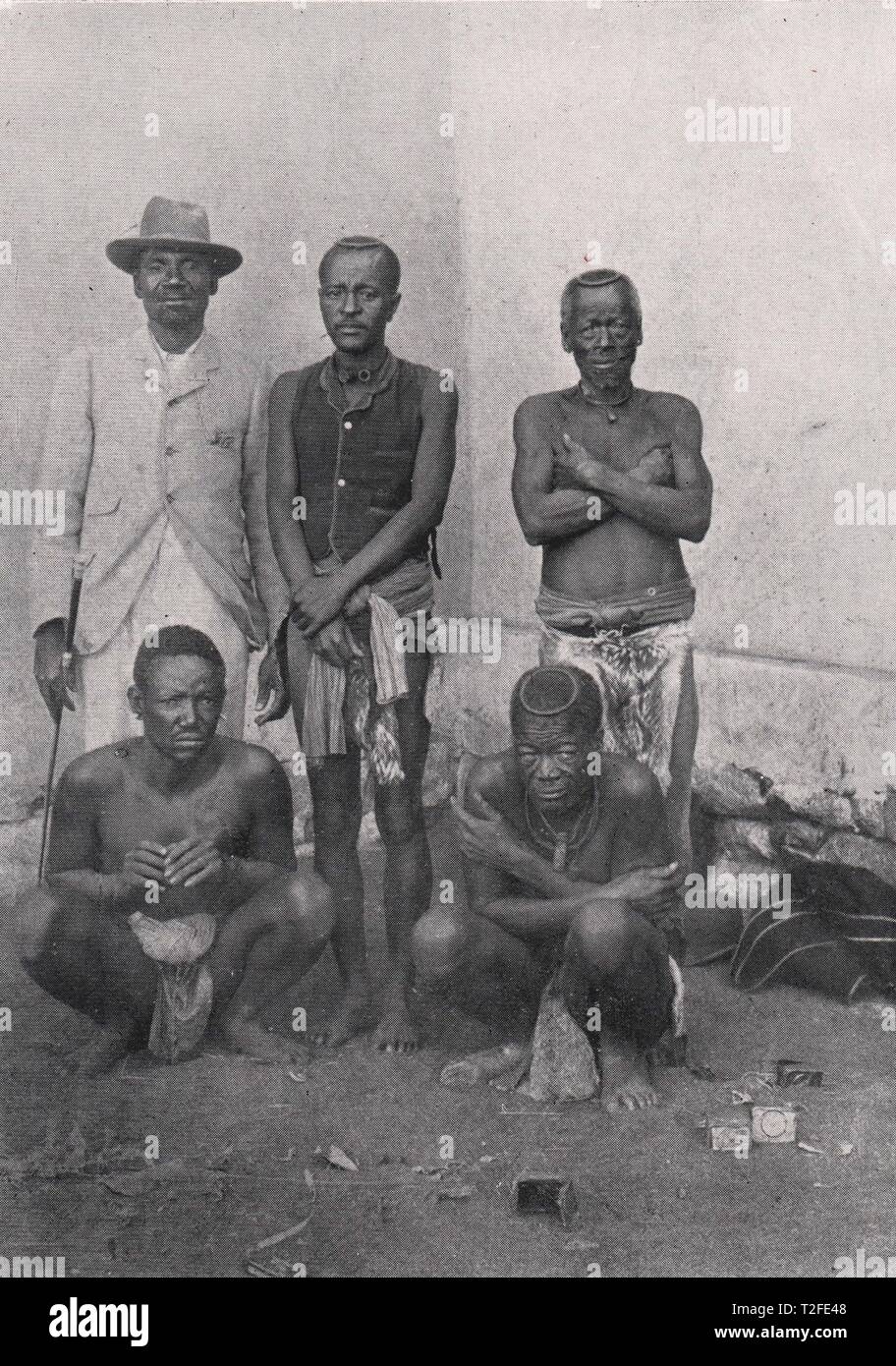 Group of Kaffir Men Stock Photo