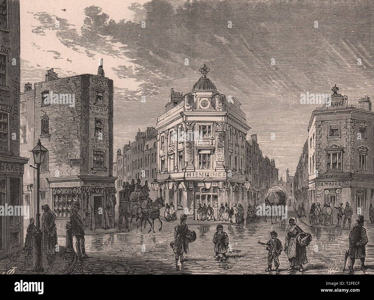 The Seven Dials Stock Photo Alamy