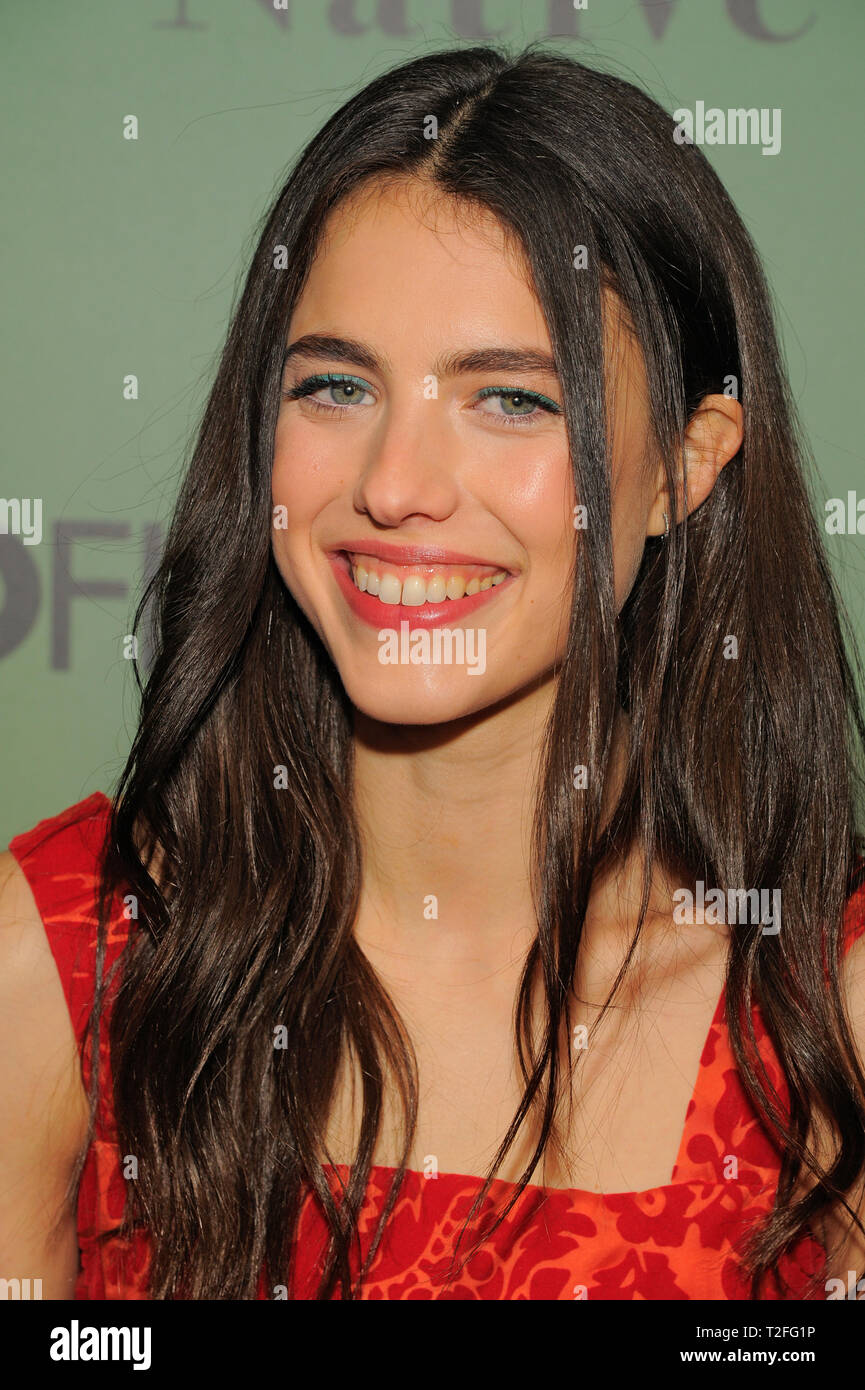 New York, USA. 01st Apr, 2019. Sarah Margaret Qualley attends the HBO