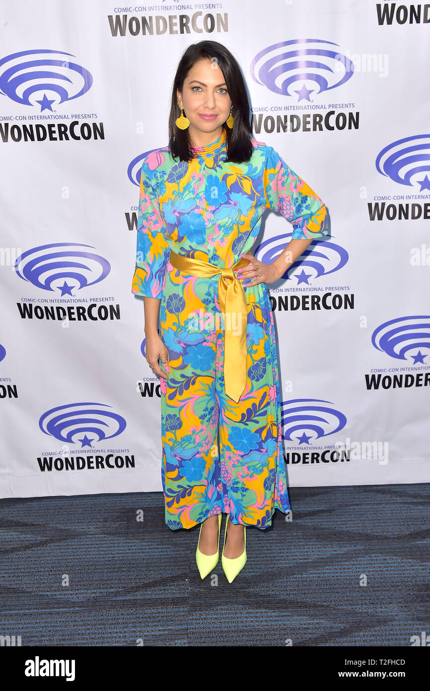 Milana Vayntrub at Photocall for the Marvel animation series 'Marvel Rising' at WonderCon 2019 at the Anaheim Convention Center. Anaheim, 31.03.2019 | usage worldwide Stock Photo