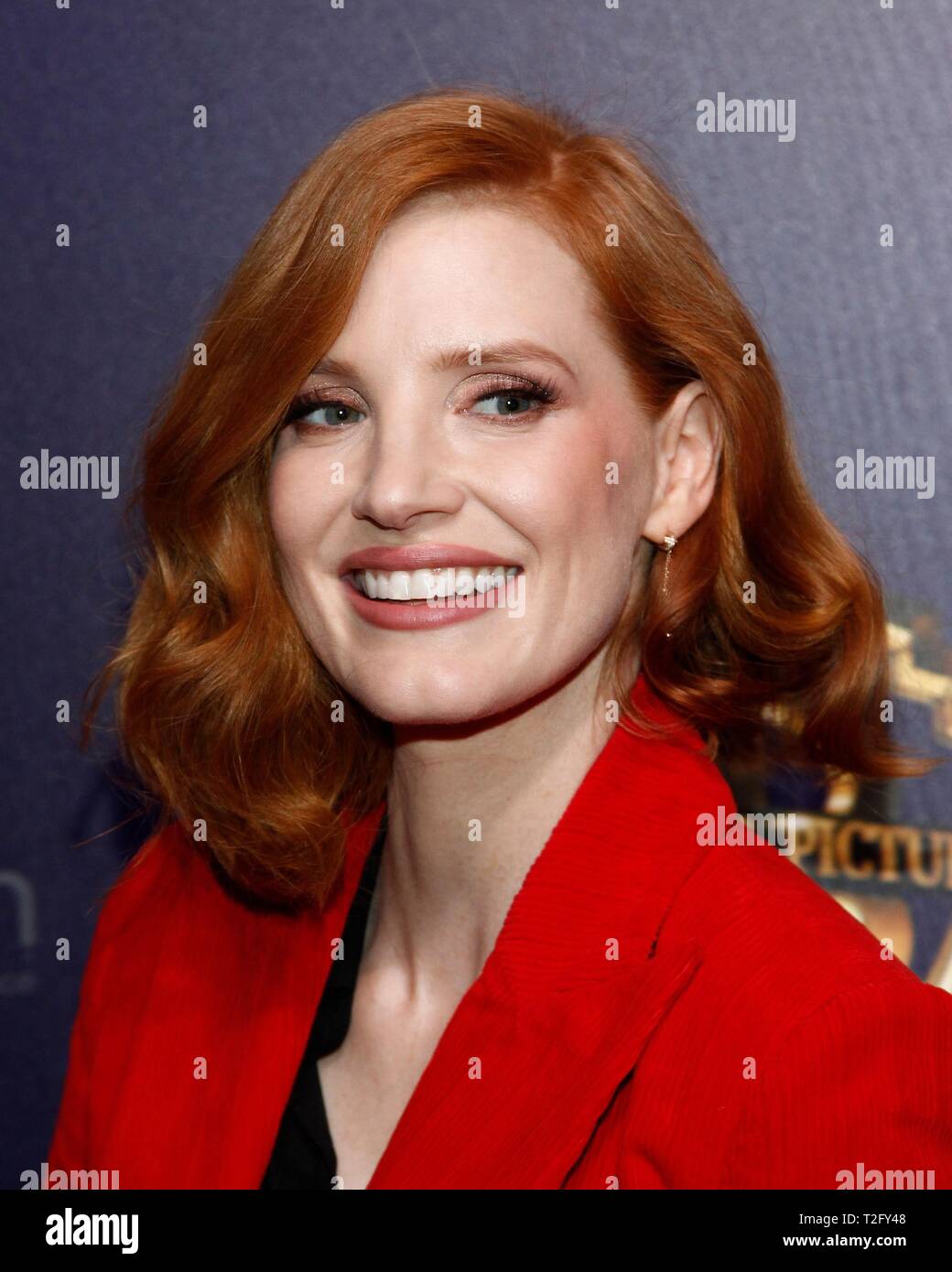 Las Vegas, NV, USA. 2nd Apr, 2019. Jessica Chastain in attendance for