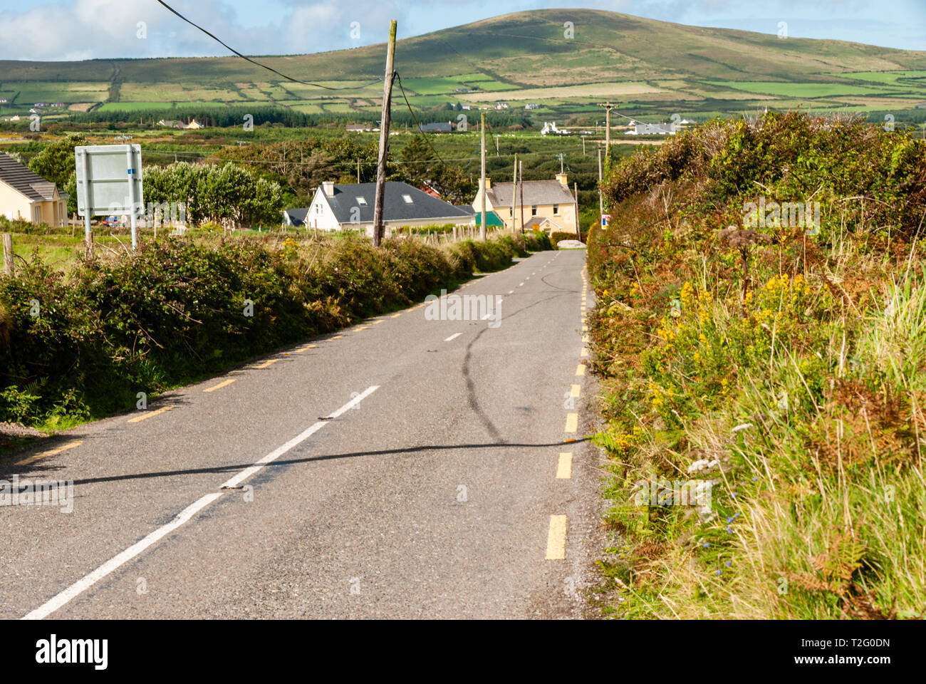 Ireland Countryside in County Kerry - Ireland Stock Photo