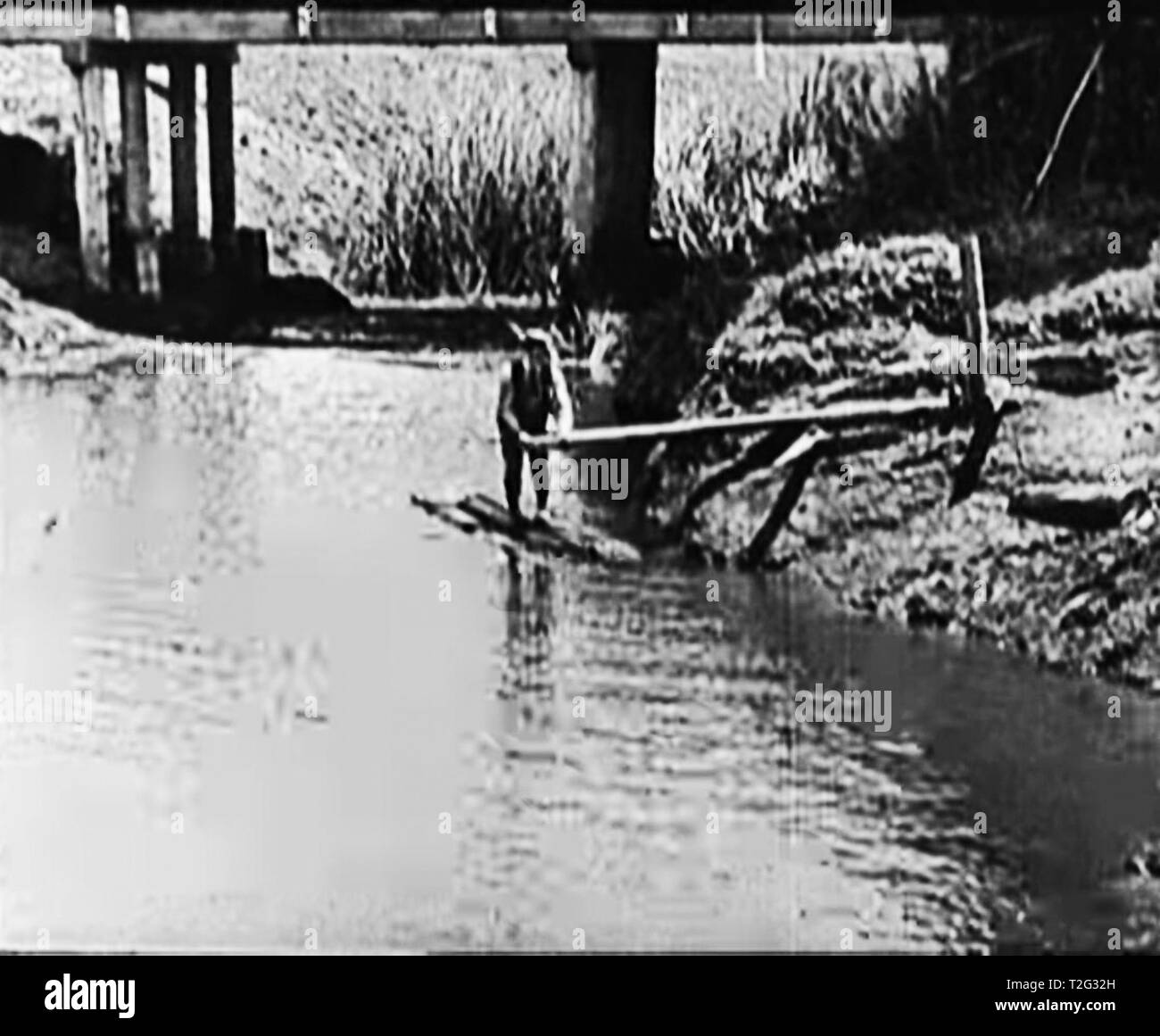 Buster Keaton vintage 1920 movie still Stock Photo