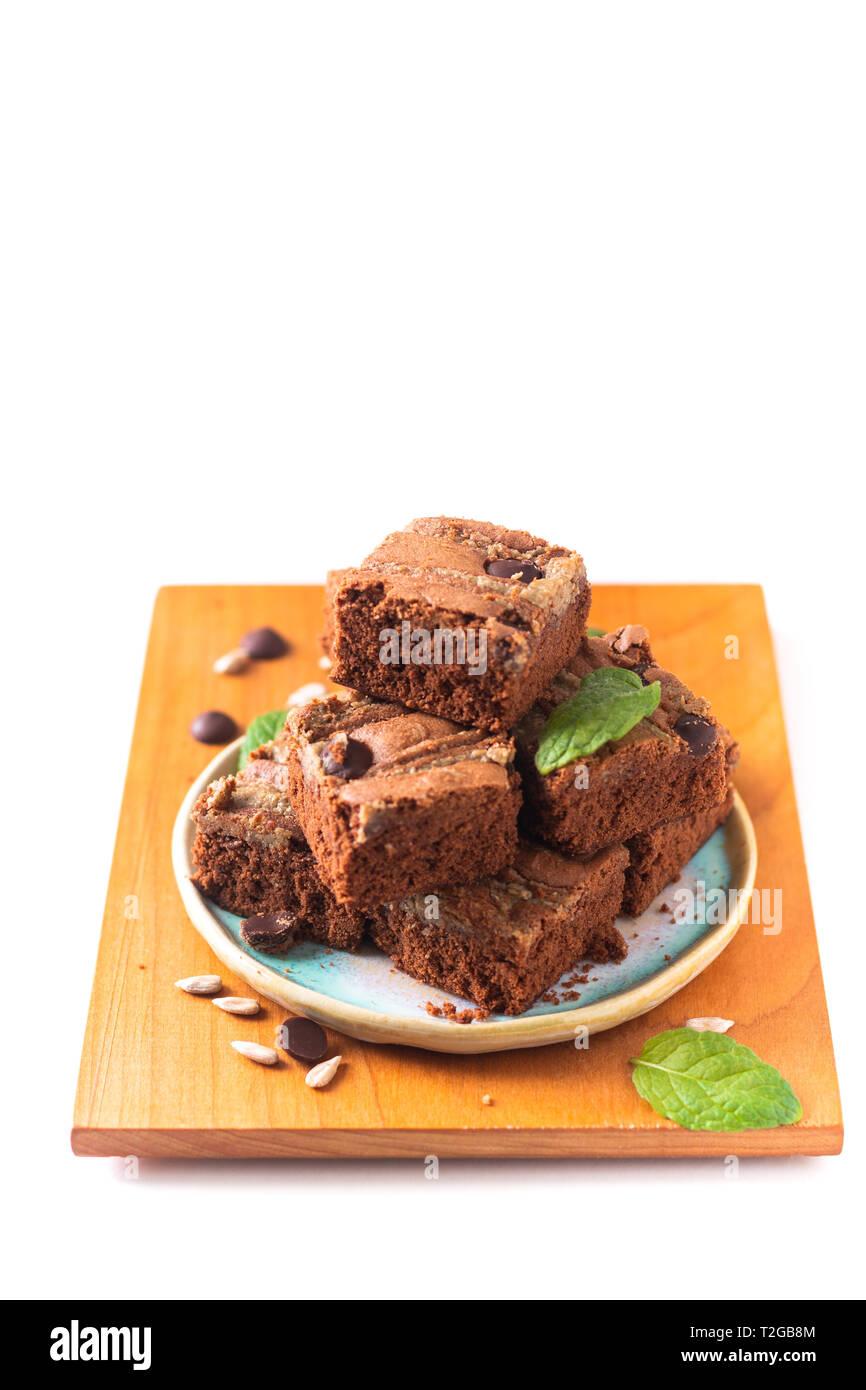 Healthy food concept Homemade organic fudge sunflower seeds butter