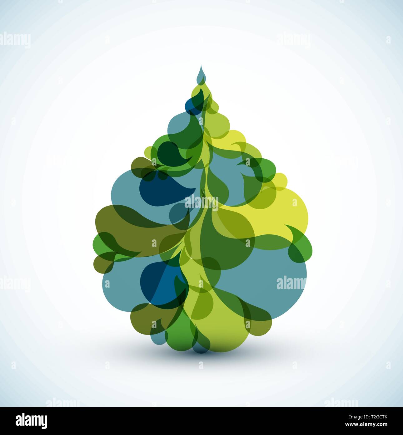 Abstract raindrop made from smaller droplets Stock Vector Image & Art ...