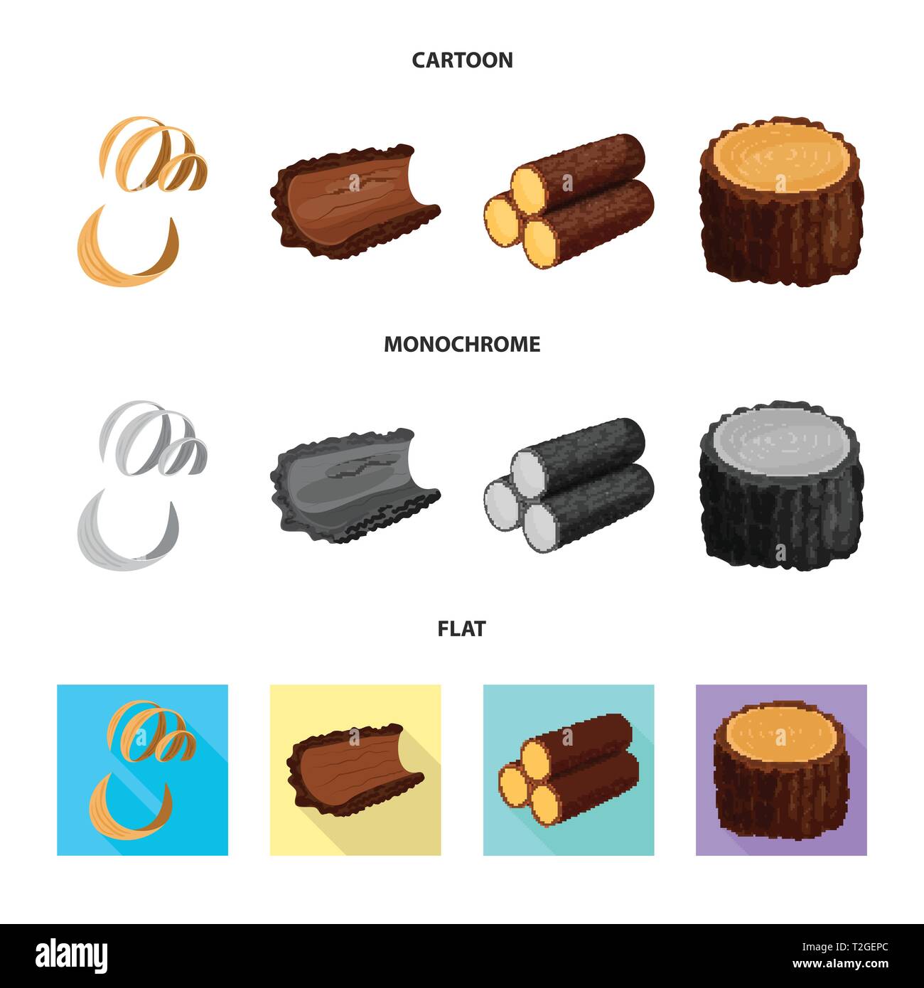 timber,bark,deck,sawdust,piece,firewood,lumber,waste,round,ring,cut,texture,pile,brown,pine,stump,stack,recycling,ash,section,trunk,tree,raw,hardwood,construction,signboard,wood,forest,wooden,material,nature,set,vector,icon,illustration,isolated,collection,design,element,graphic,sign, Vector Vectors , Stock Vector