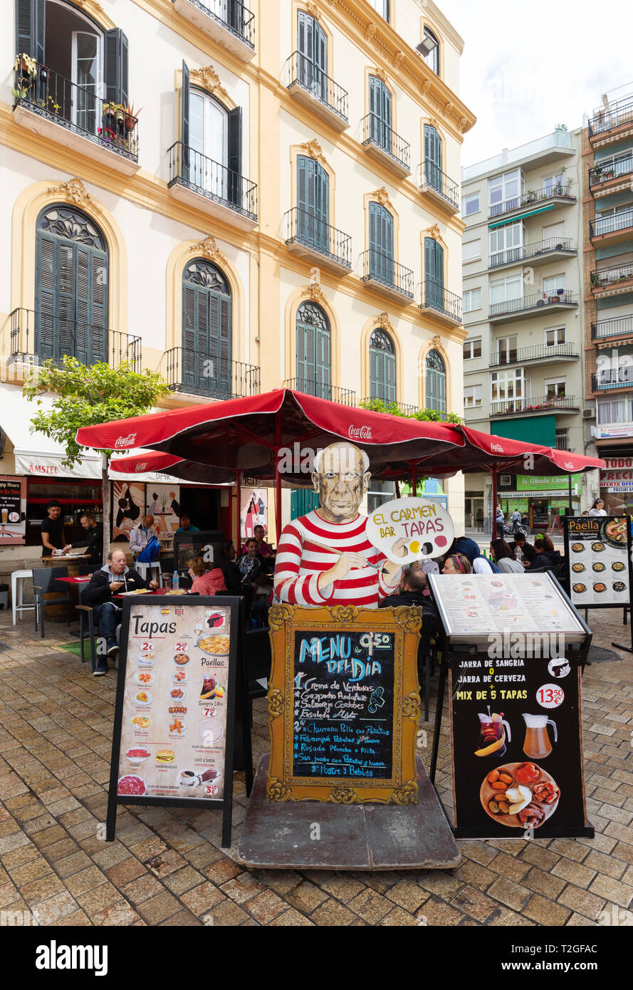 Tapas bar malaga andalusia spain hires stock photography and images