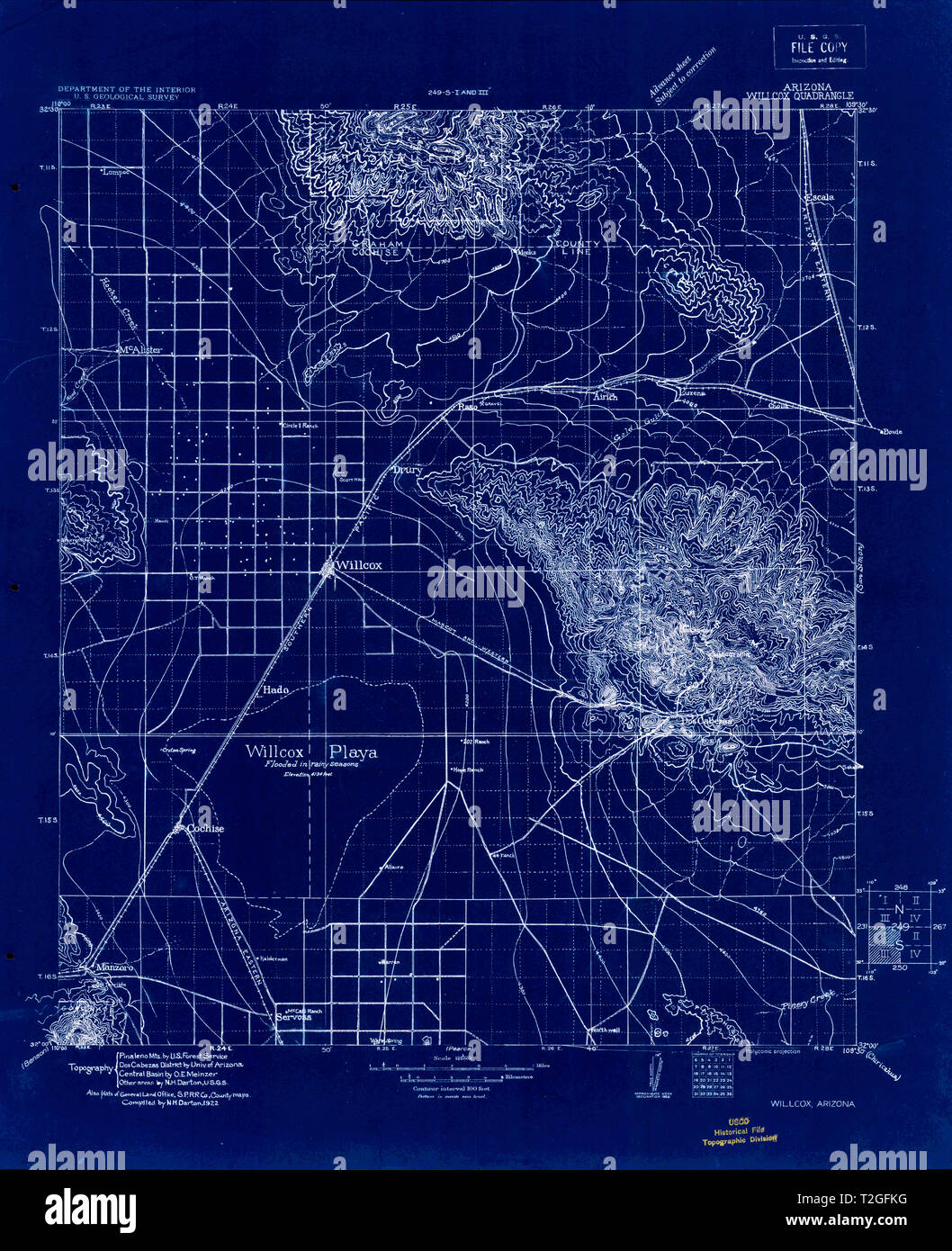 Willcox arizona map hires stock photography and images Alamy