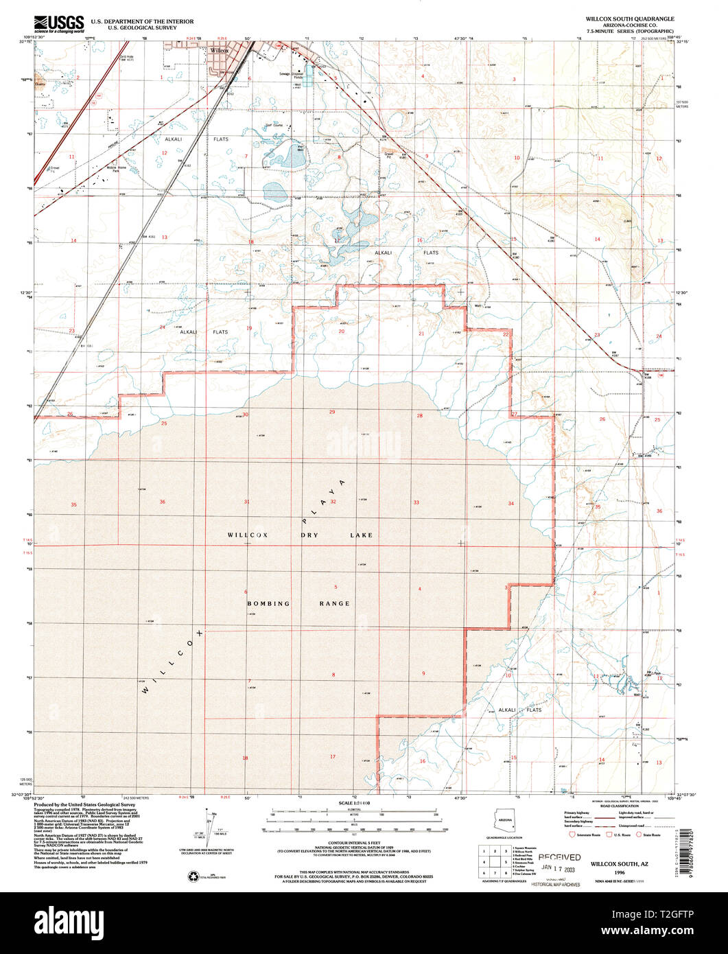 Willcox arizona map hires stock photography and images Alamy
