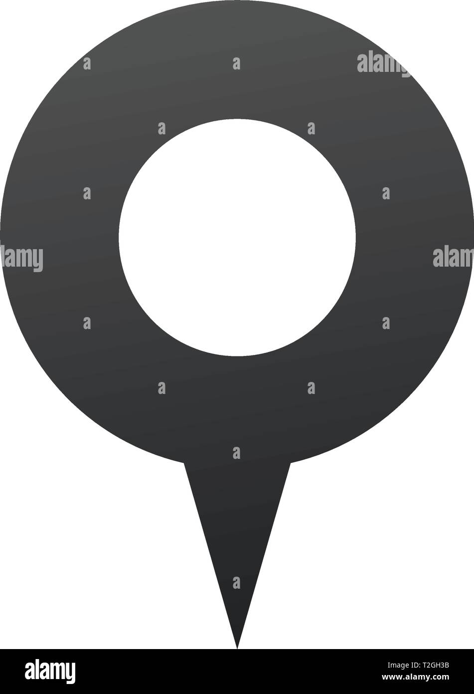 Map pointer flat icon. Location pin, travel concept. Vector ...