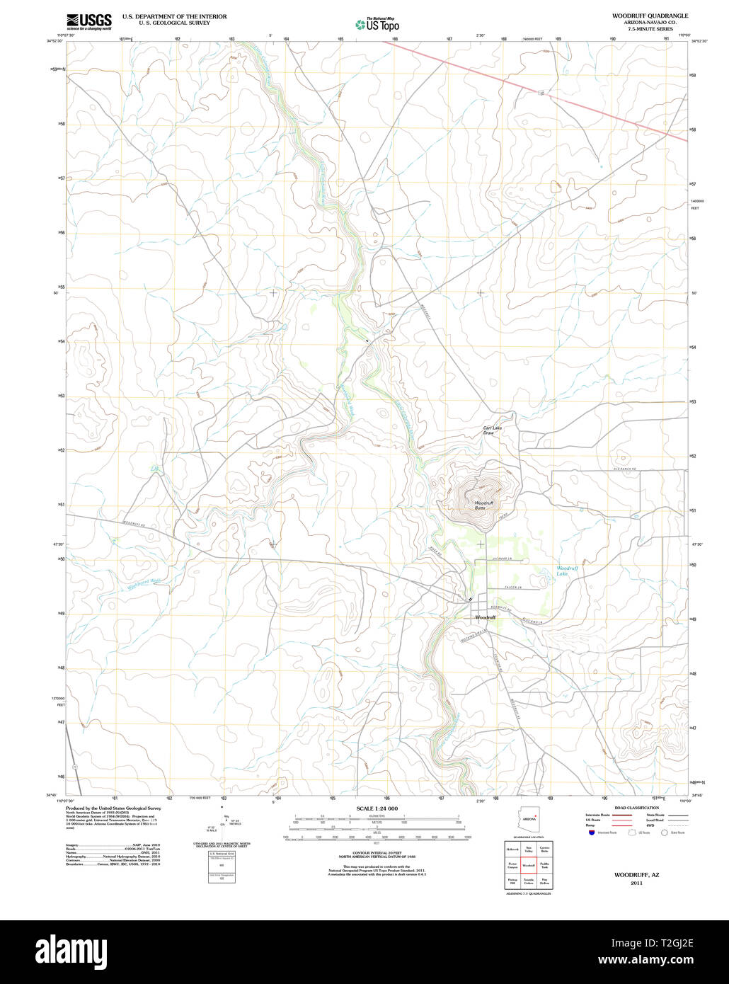Map of woodruff hires stock photography and images Alamy