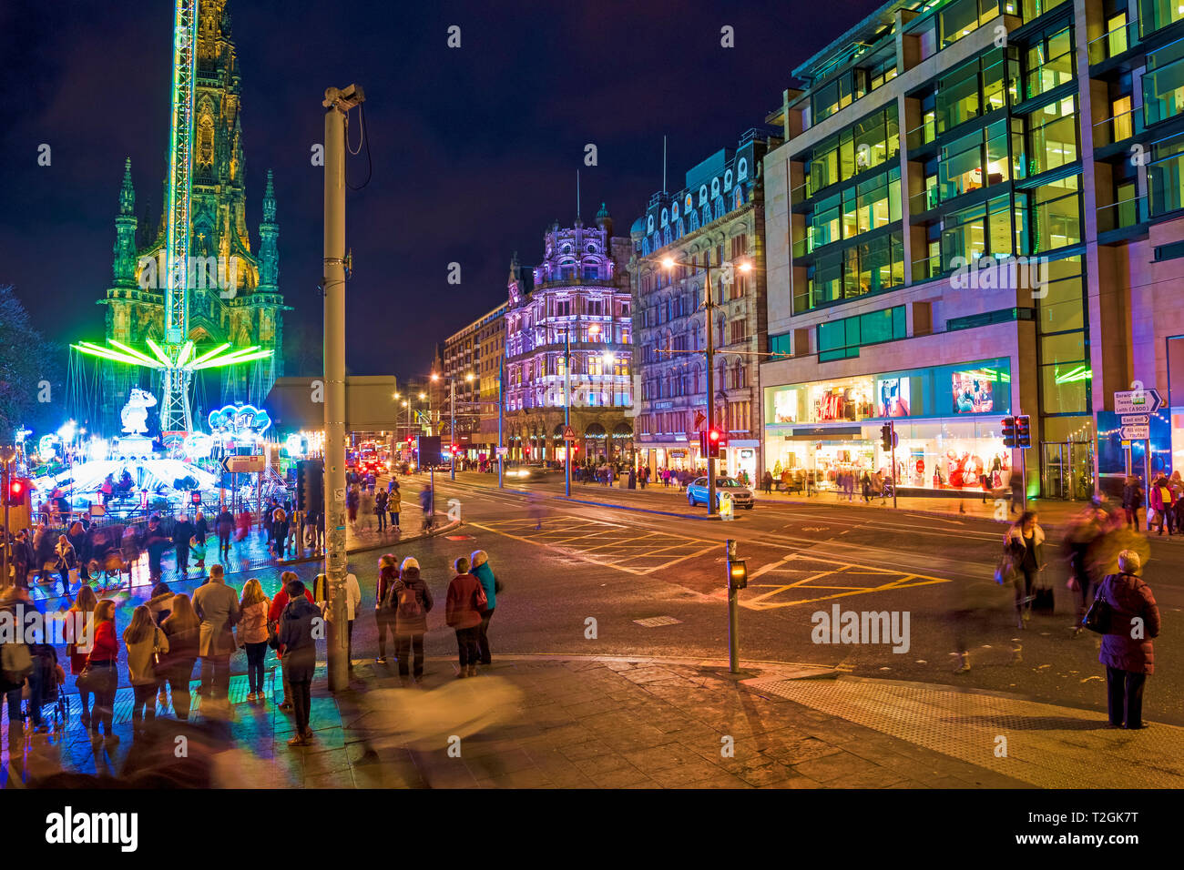 Edinburgh Christmas lights and festivities, Princes Street Gardens