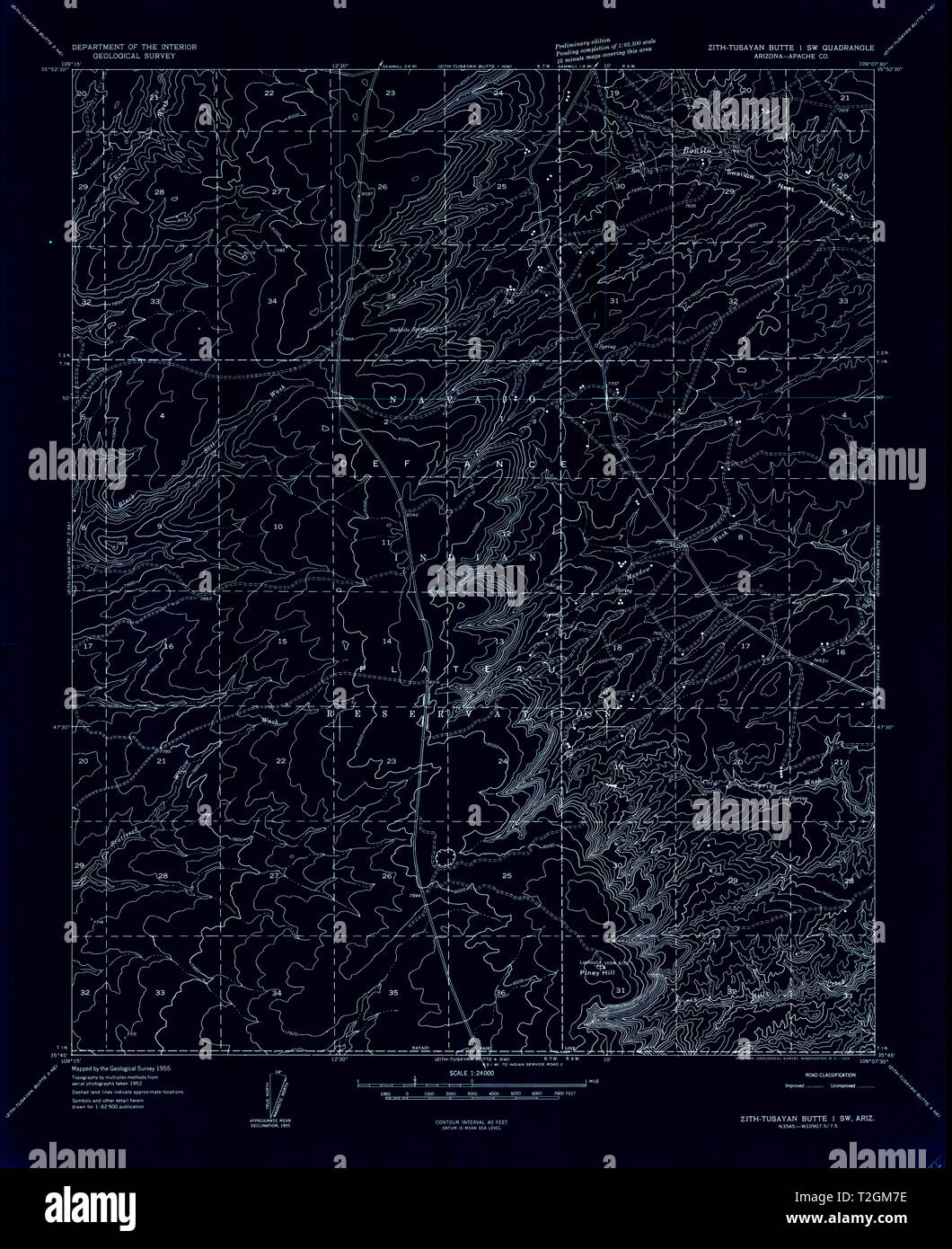 Tusayan Map Az Maps 1 High Resolution Stock Photography and Images - Alamy