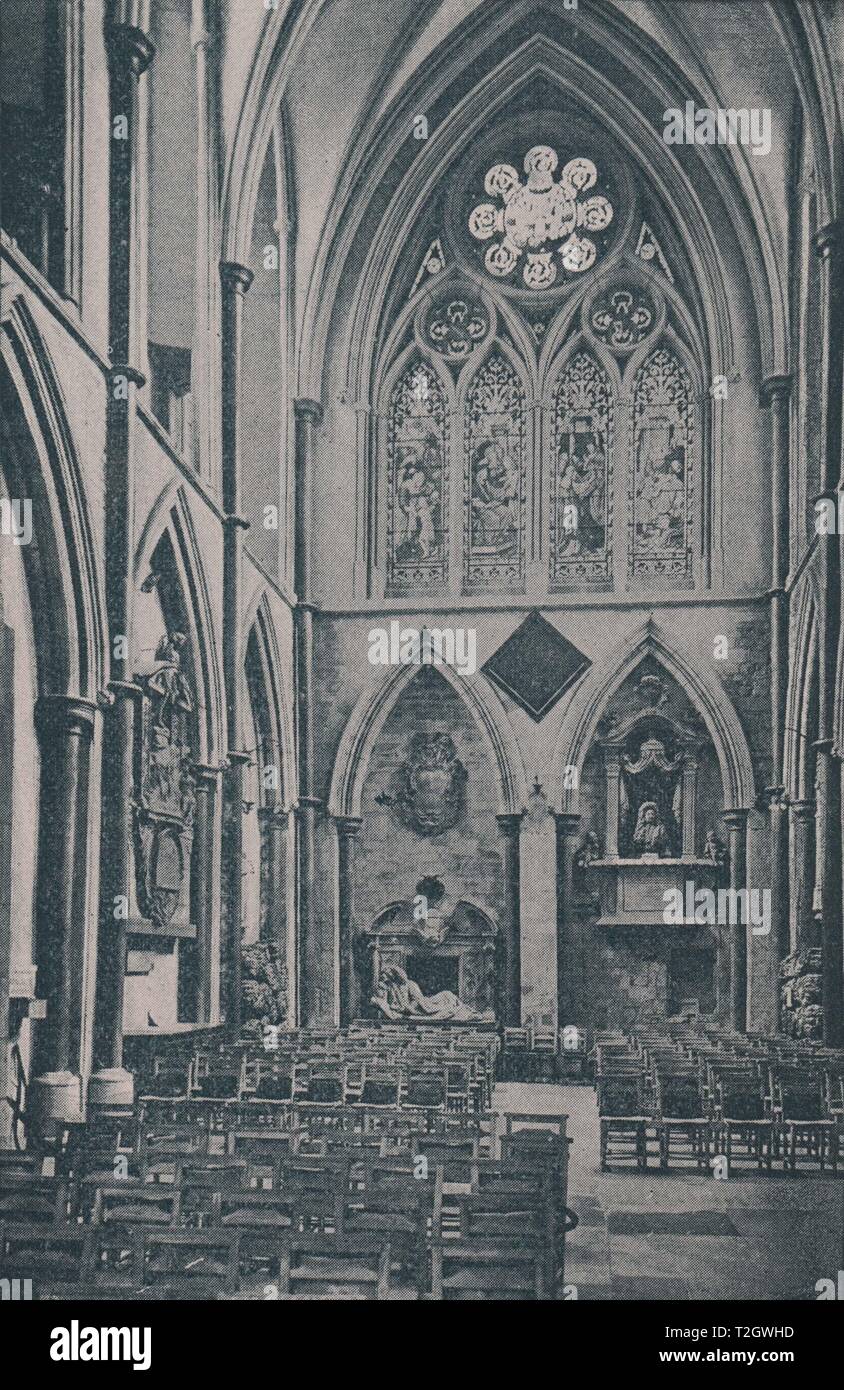 North Transept, St. Saviour's - Southwark Stock Photo