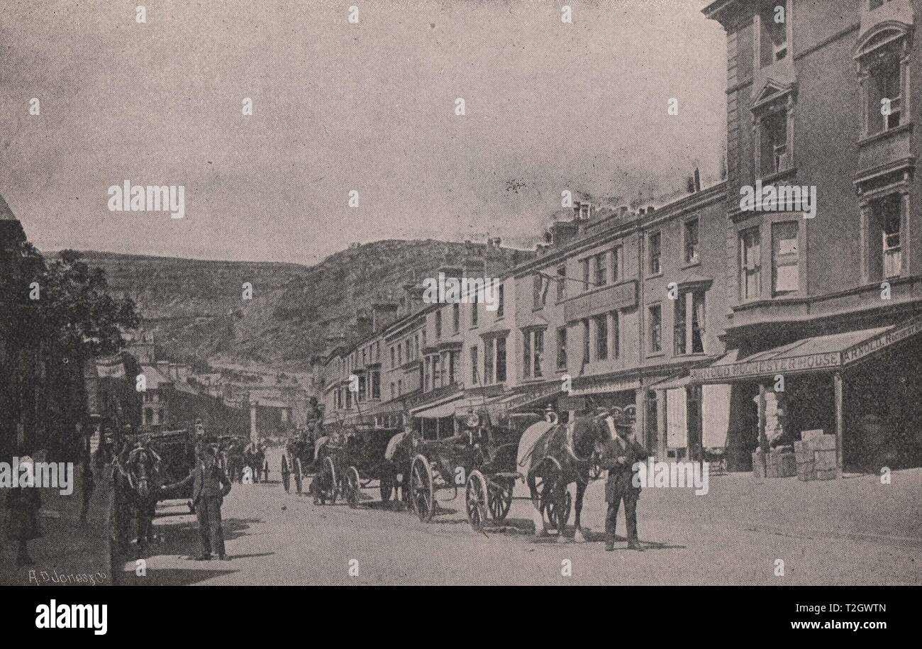 Mostyn Street - Llandudno Stock Photo - Alamy