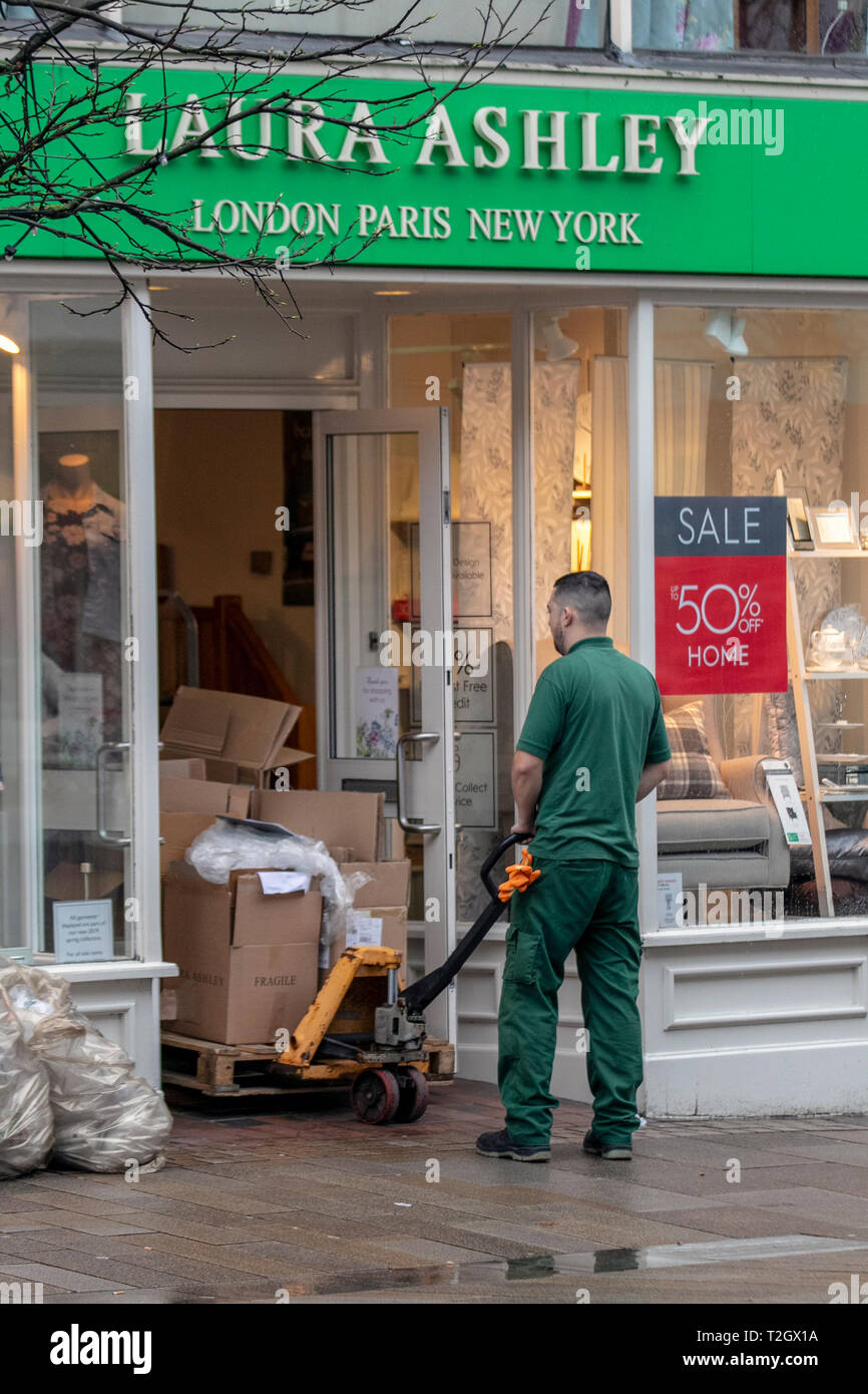 Laura Ashley lorry deliver & distrubution, logistics, store collection