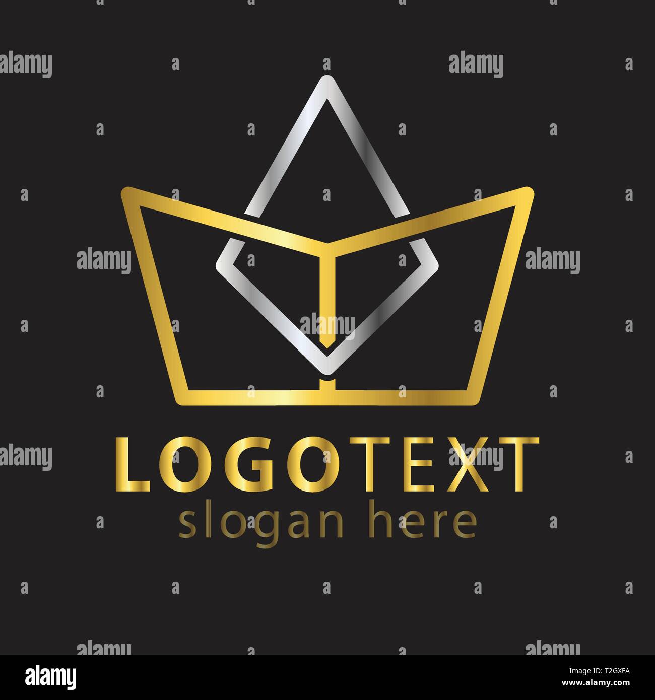 Diamond Crown logo icon vector template Stock Vector Image & Art - Alamy