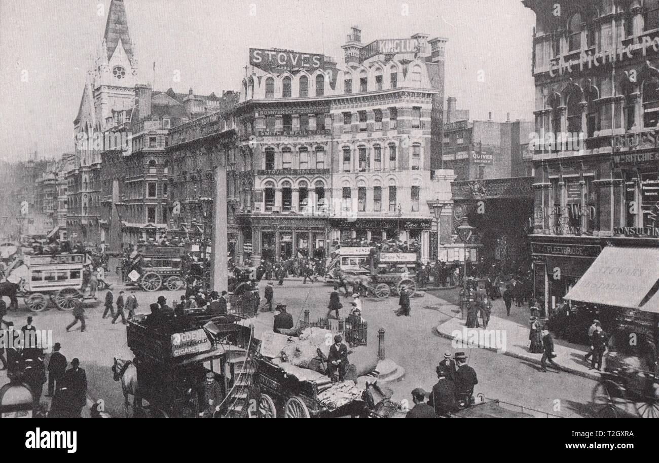 Ludgate Circus Stock Photo Alamy