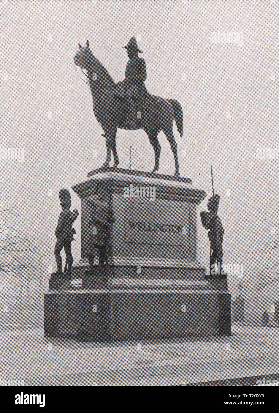 Wellington Statue, Hyde Park Corner Stock Photo Alamy