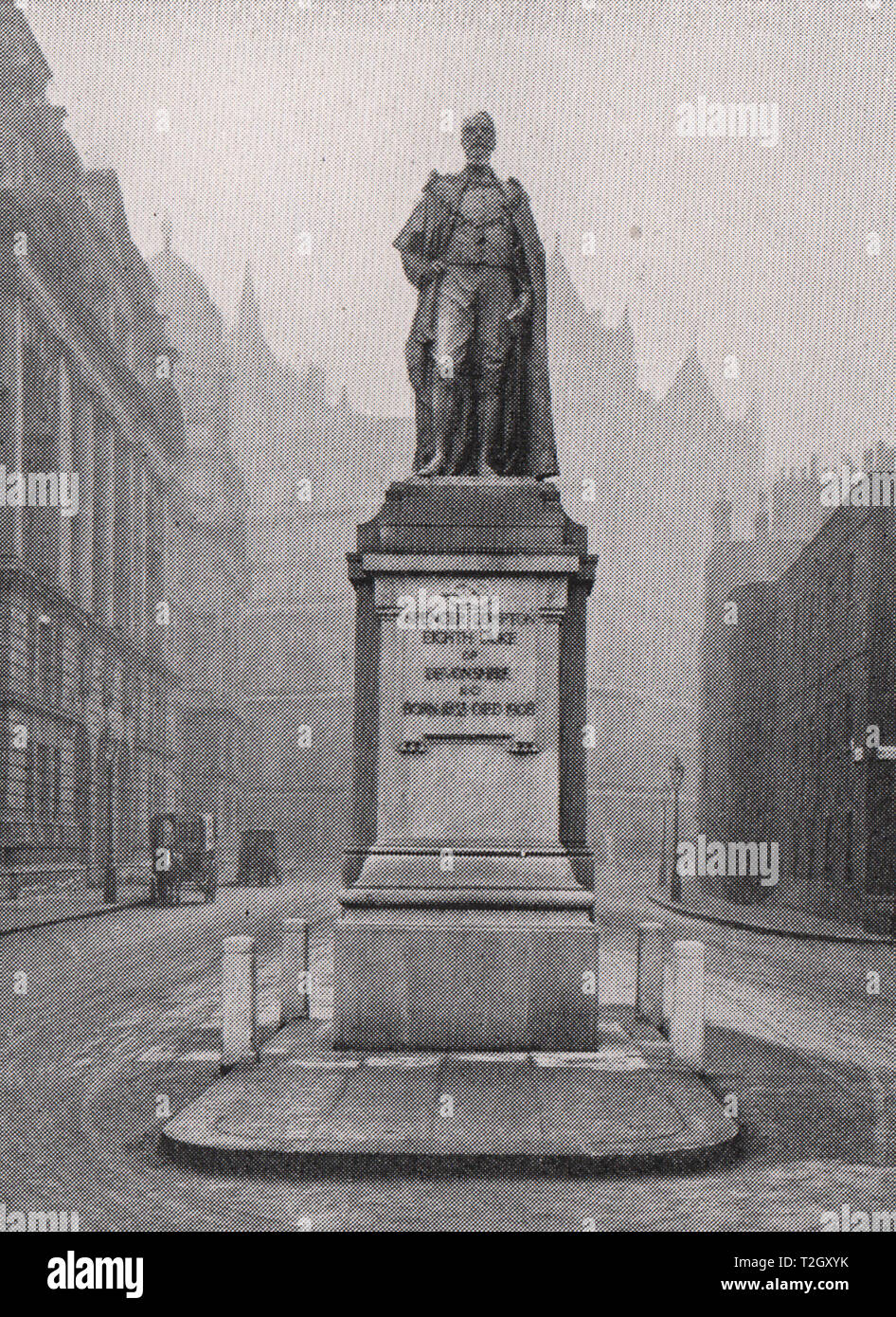 Duke of Devonshire Statue, Whitehall Stock Photo