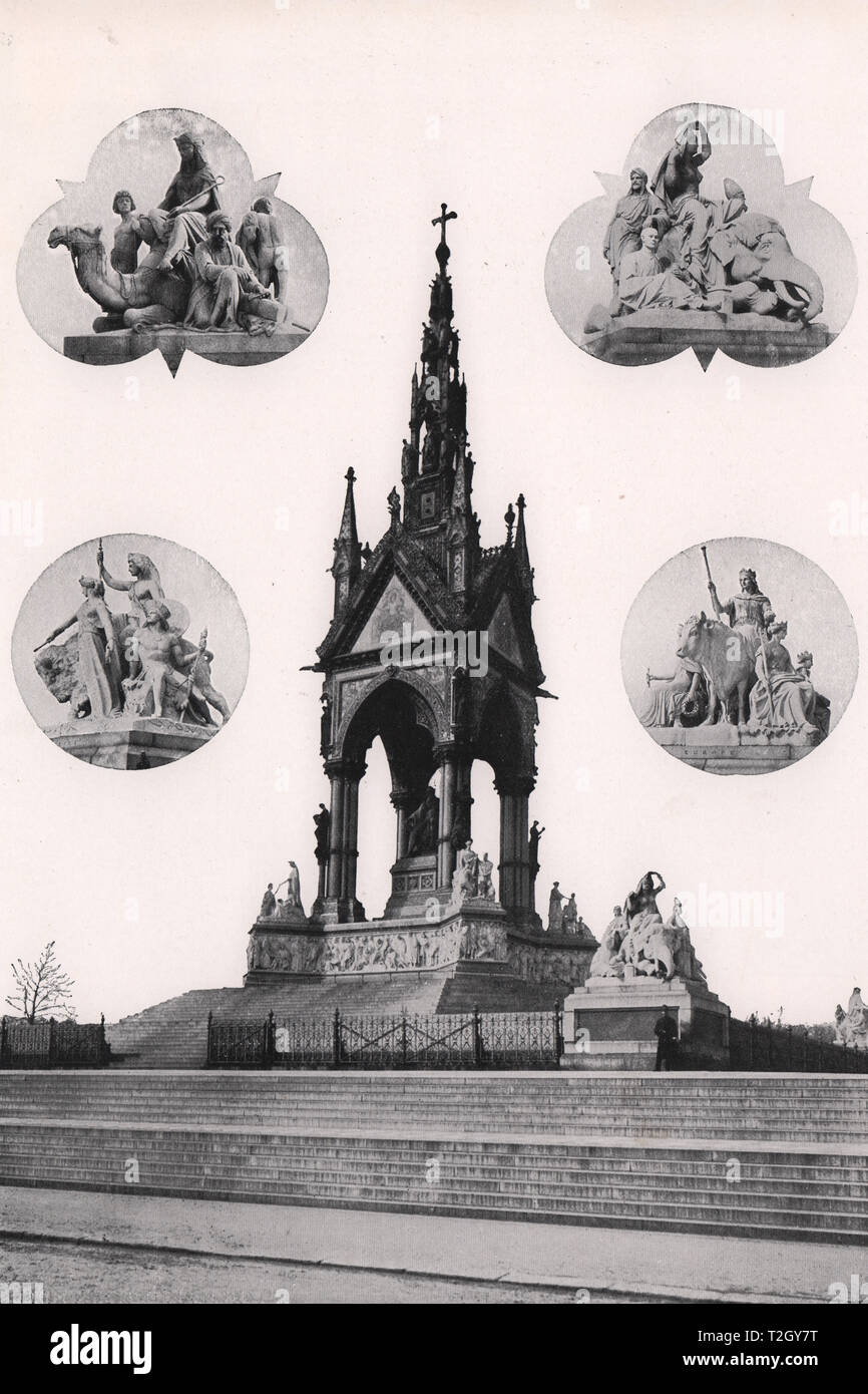 The Albert Memorial Stock Photo Alamy