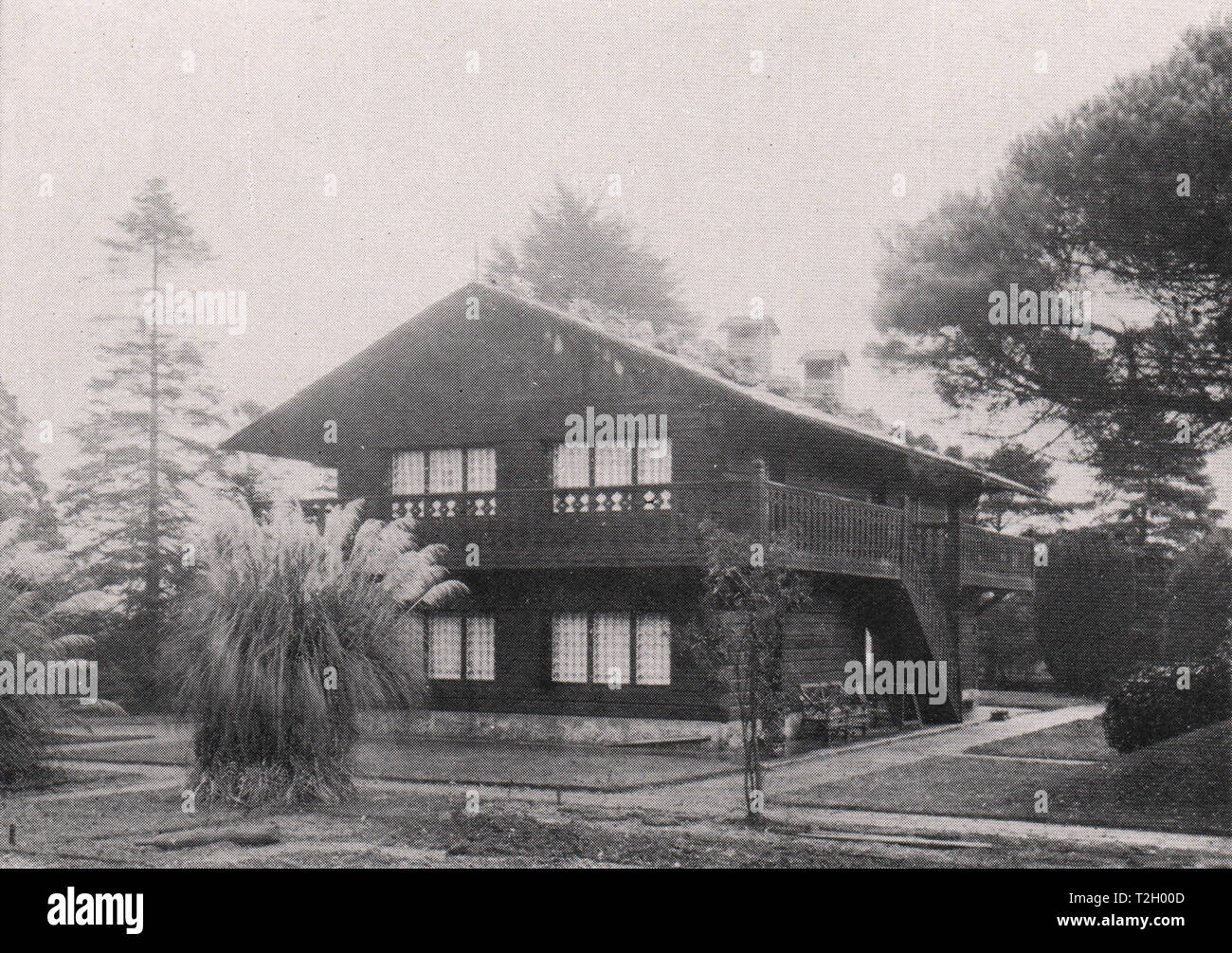 Swiss Cottage Osborne Stock Photo 242547661 Alamy