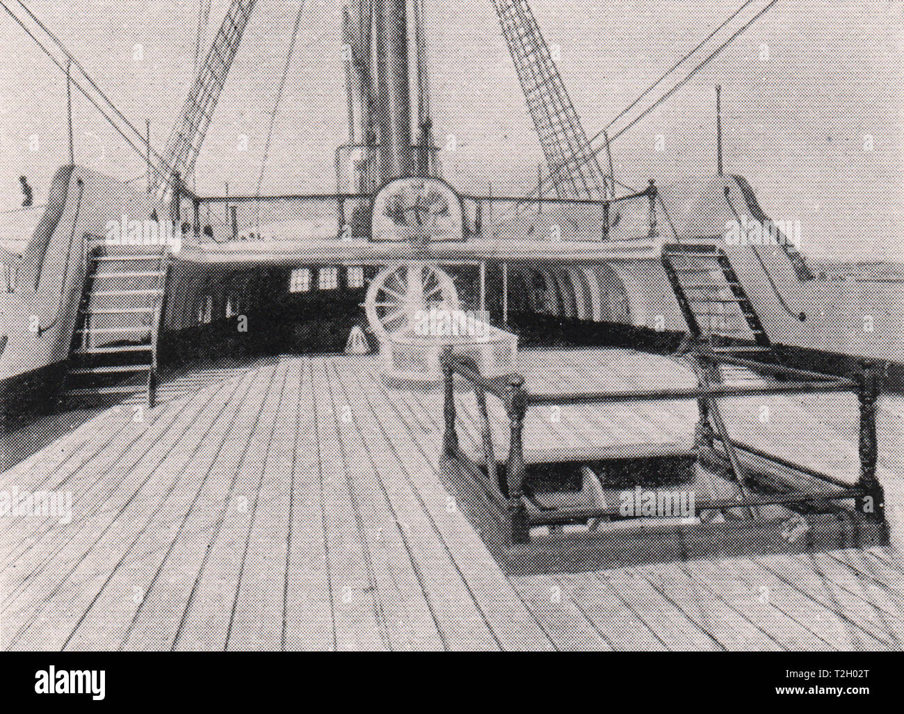 H.M.S. 'Victory' Quarter Deck Stock Photo Alamy