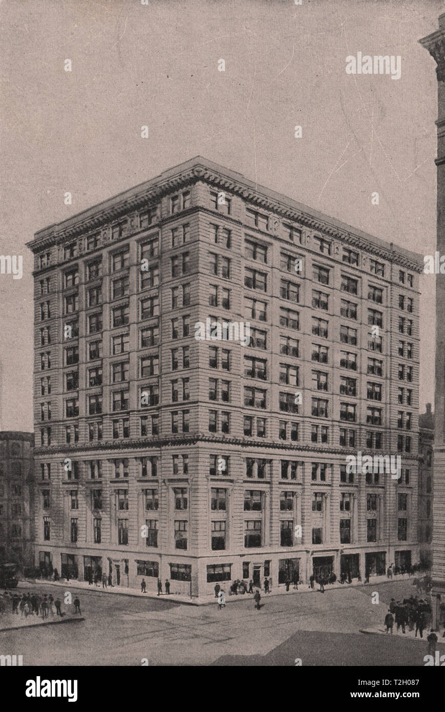 The Chicago Tribune Building Corner Of Madison And Dearborn Streets
