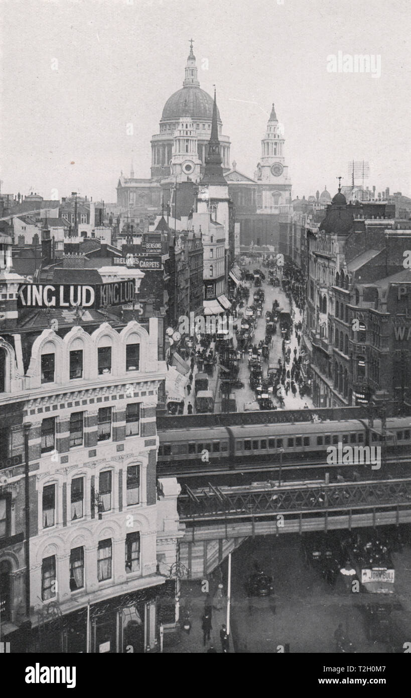 Ludgate Hill Stock Photo