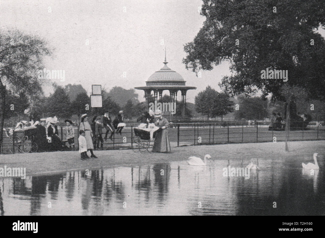 Bandstand, Clapham Common Stock Photo