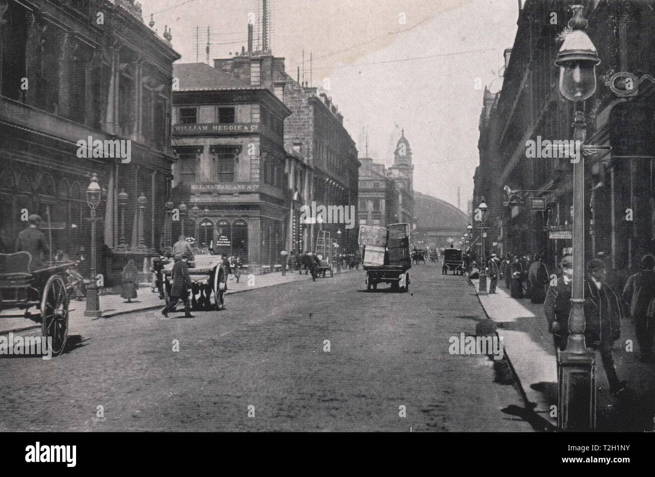 Queen Street, Glasgow Stock Photo