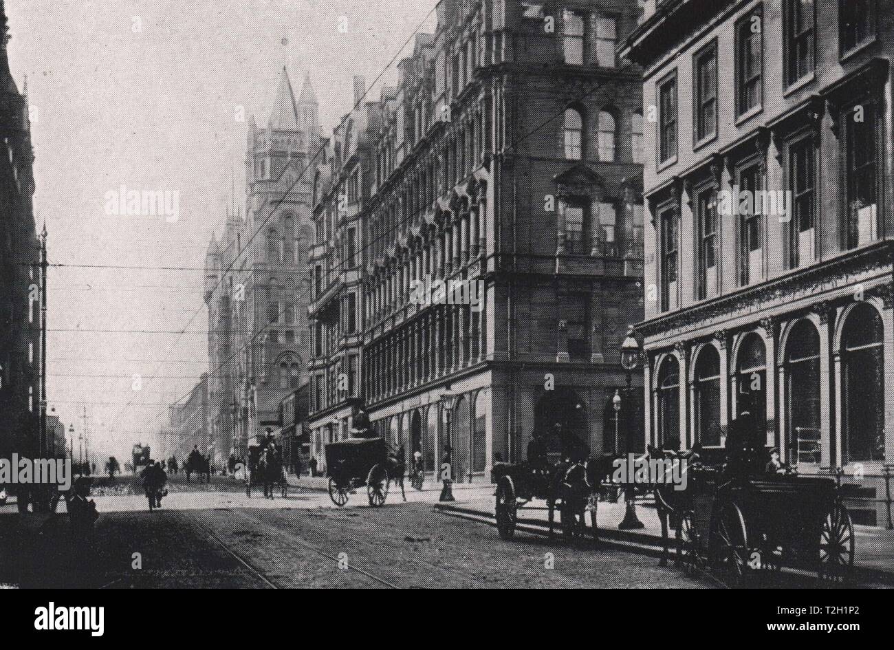 Bothwell Street, Glasgow Stock Photo Alamy