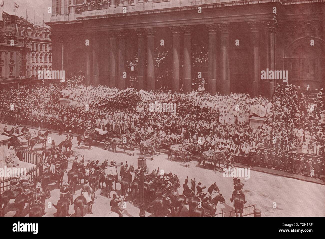 Queen's Diamond Jubilee Celebration, June 22nd, 1897 Stock Photo