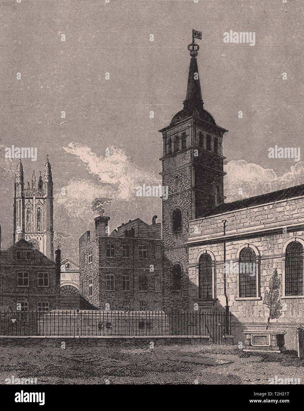 St. Peter's, Cornhill Stock Photo Alamy