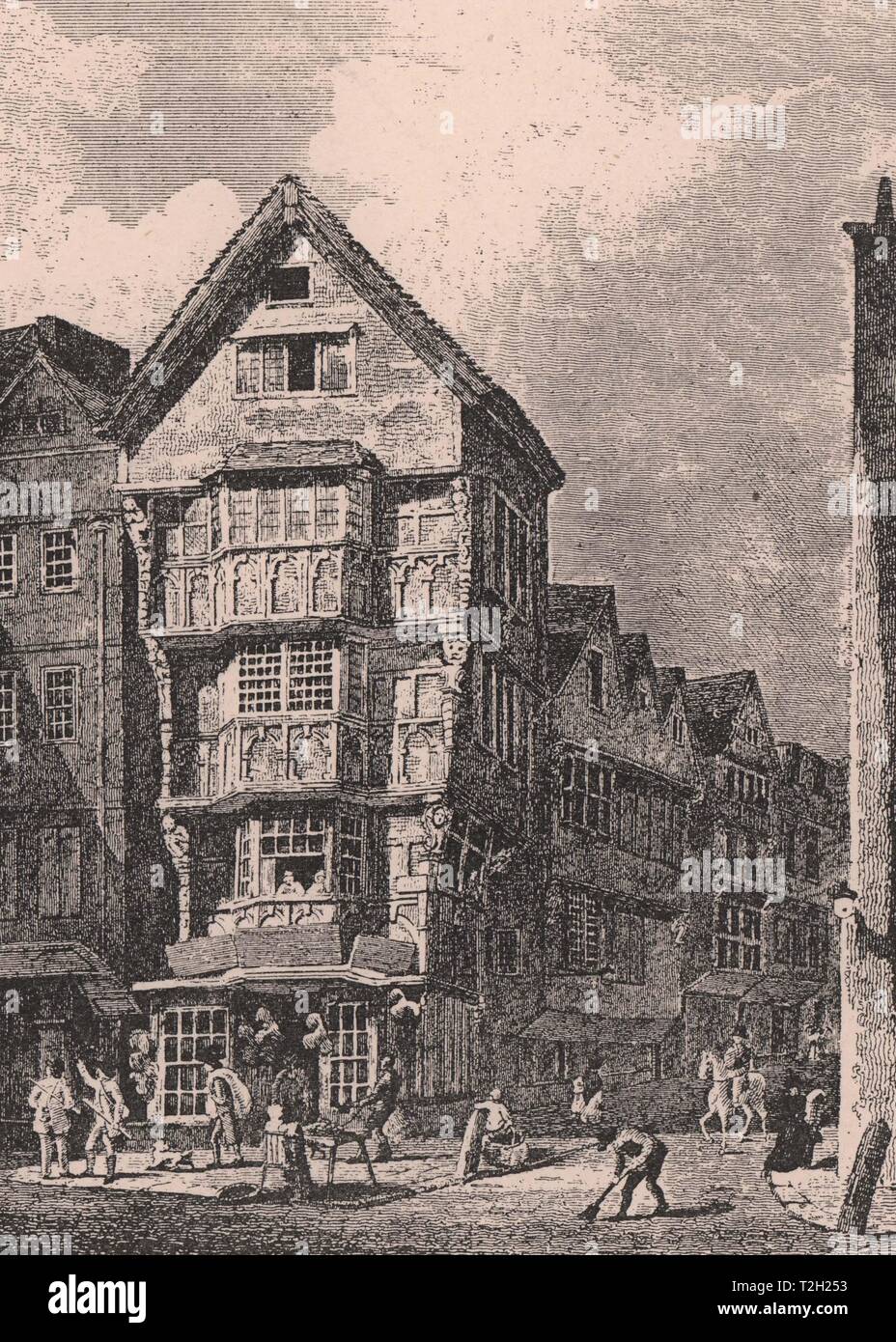 Izaak Walton's House in Fleet Street Stock Photo